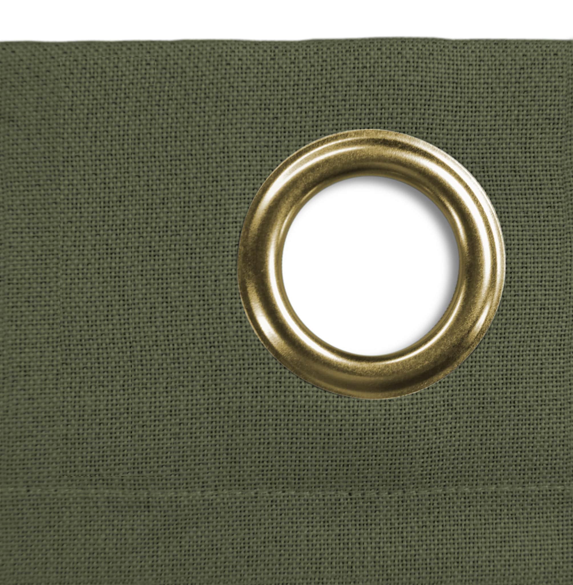 Tacoma Double Black Out Grommet Panel 50x96 Woodland Green