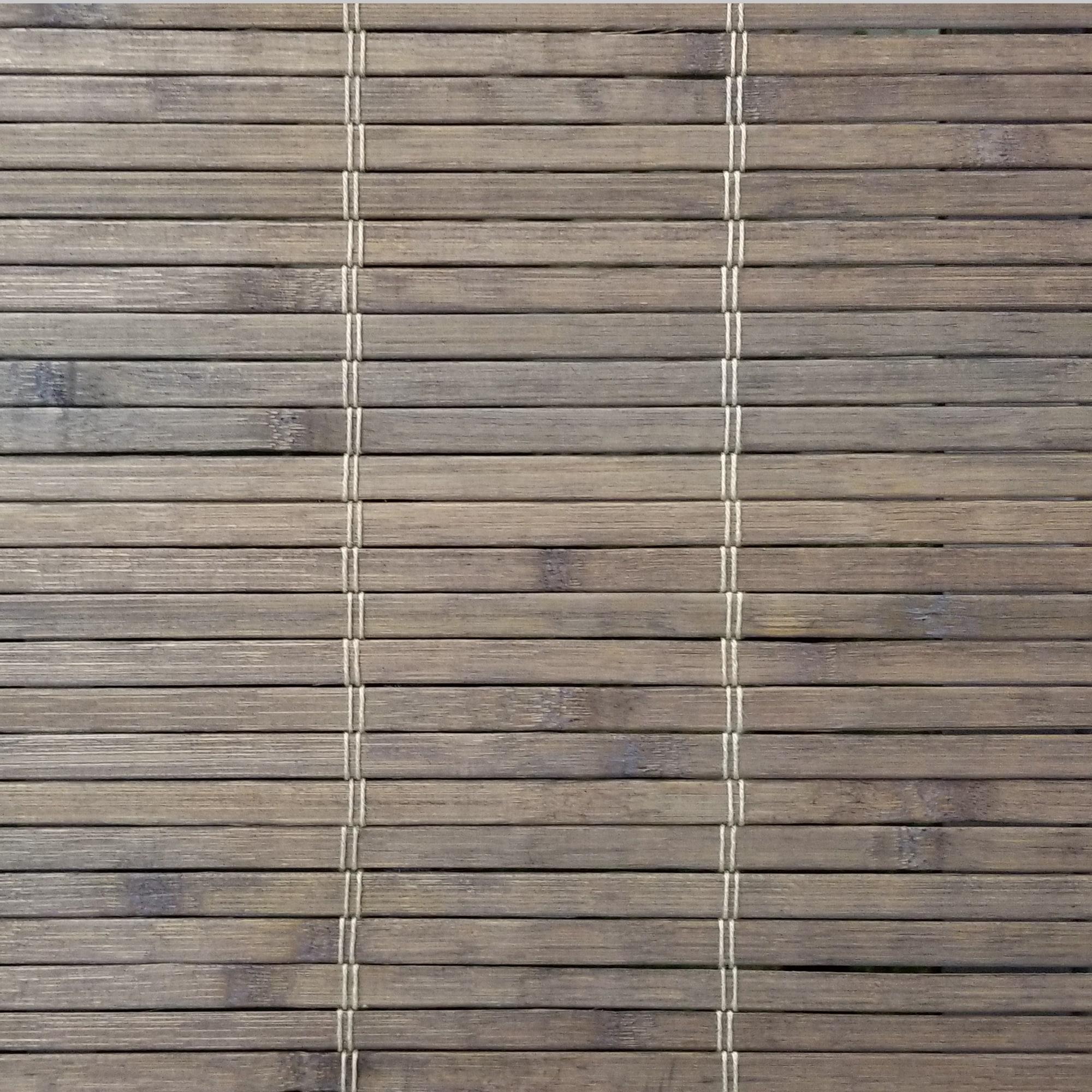 Radiance Brooklyn 30-in Cordless Driftwood Bamboo Roman Shade