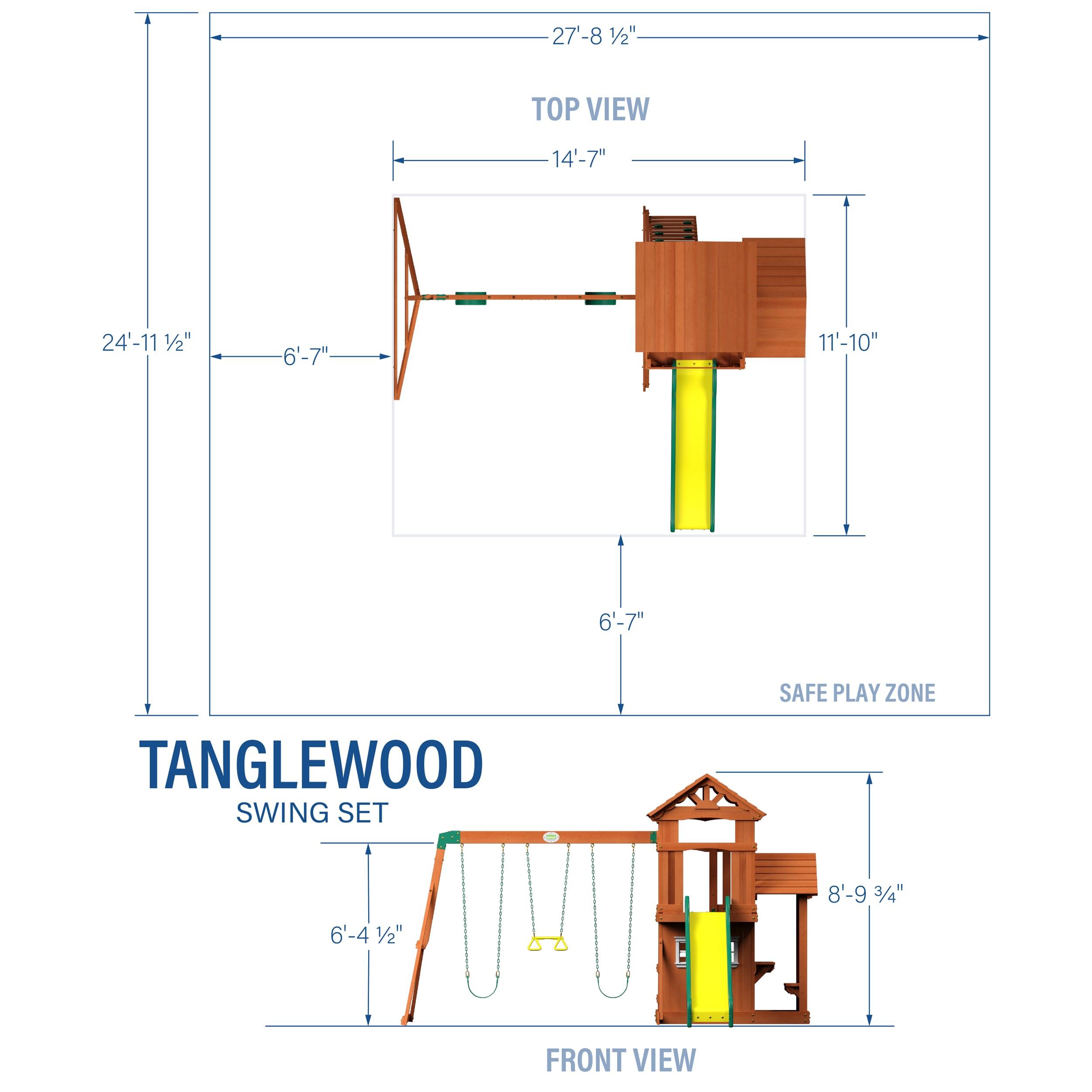 Backyard Discovery Tanglewood Swing Set