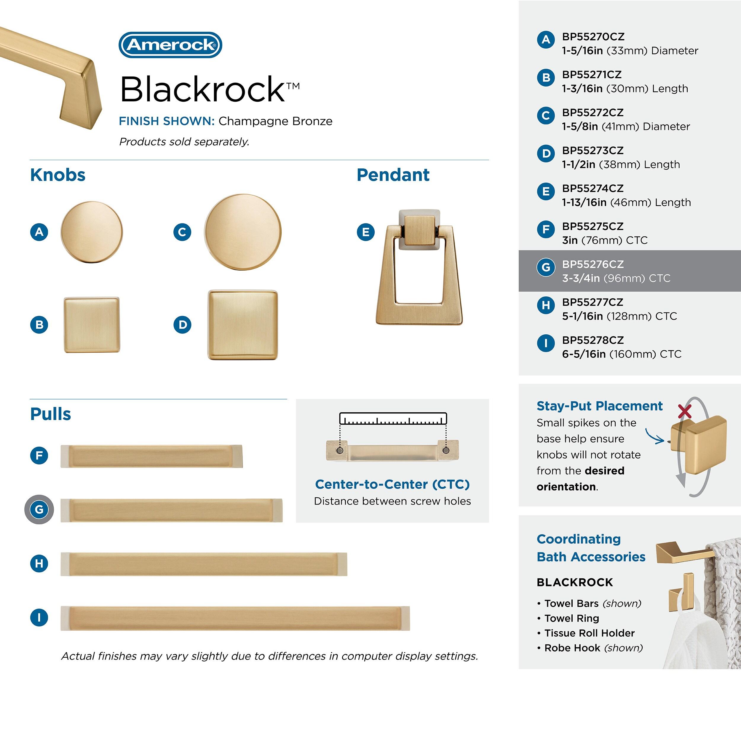 Blackrock 3 3/4" Center to Center Bar Pull