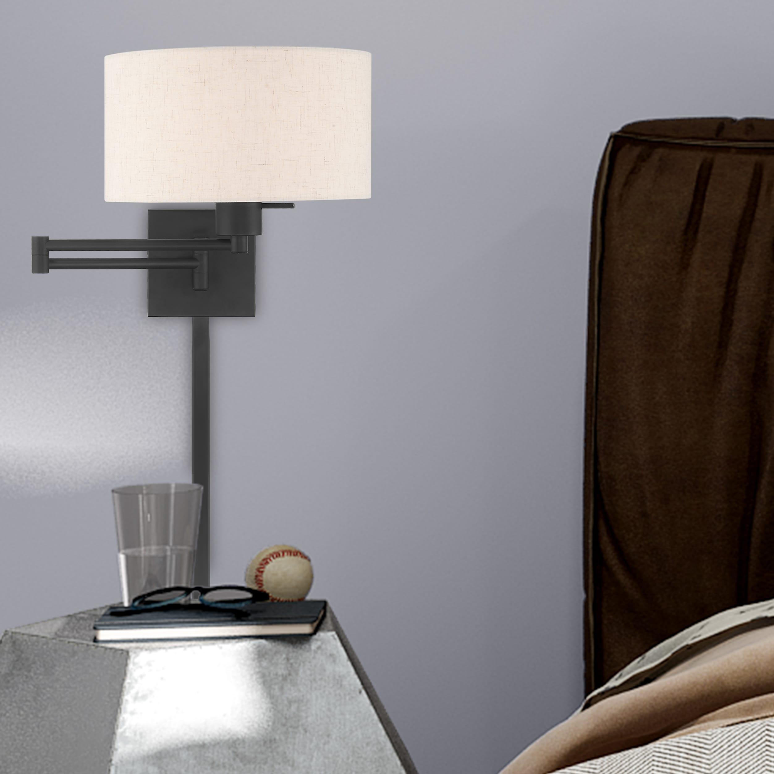 Livex Lighting 1 - Light Wall Light in  Black