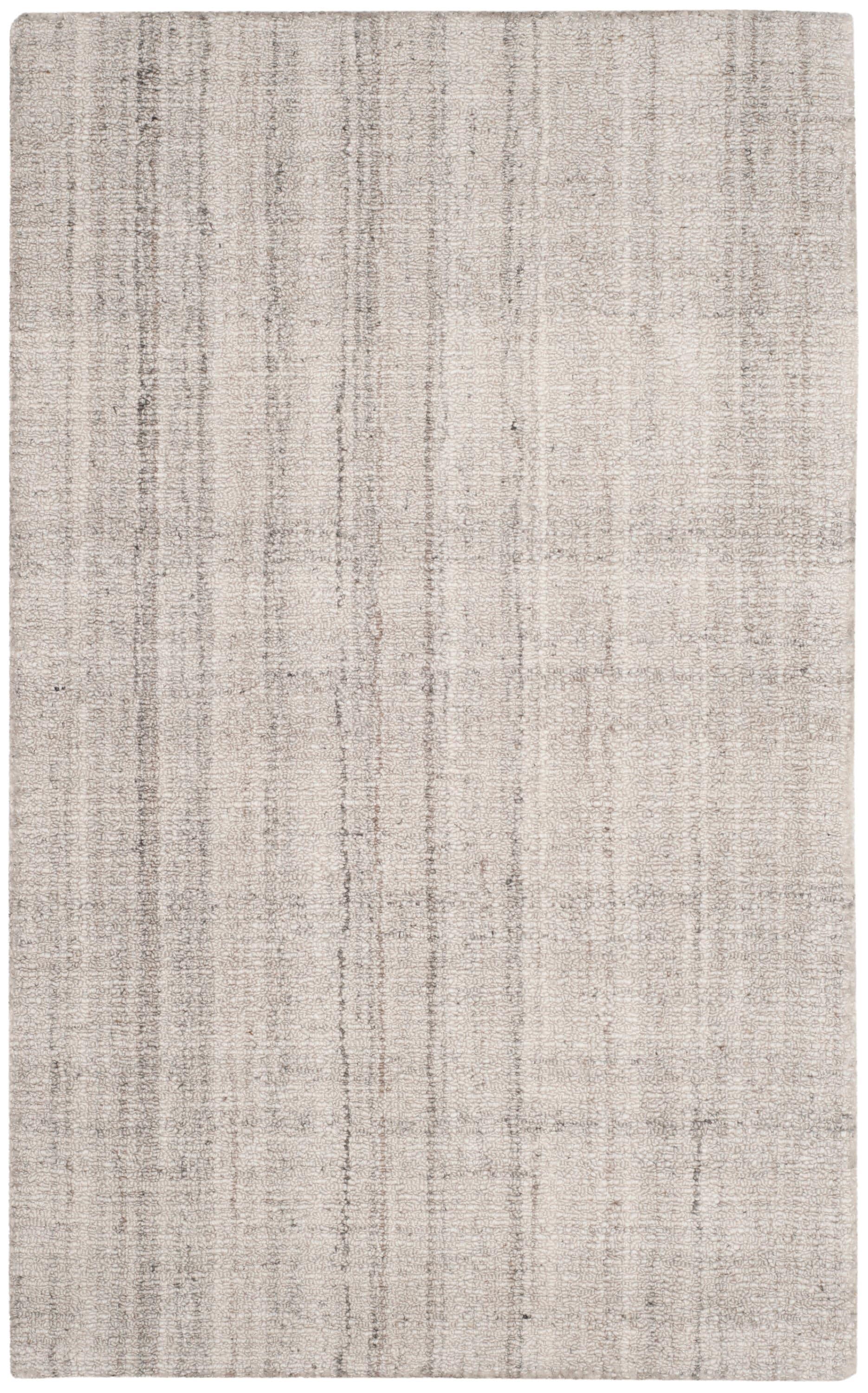 Abstract ABT141 Handmade Indoor Accent Rug - Light Grey - 2'x3' - Safavieh