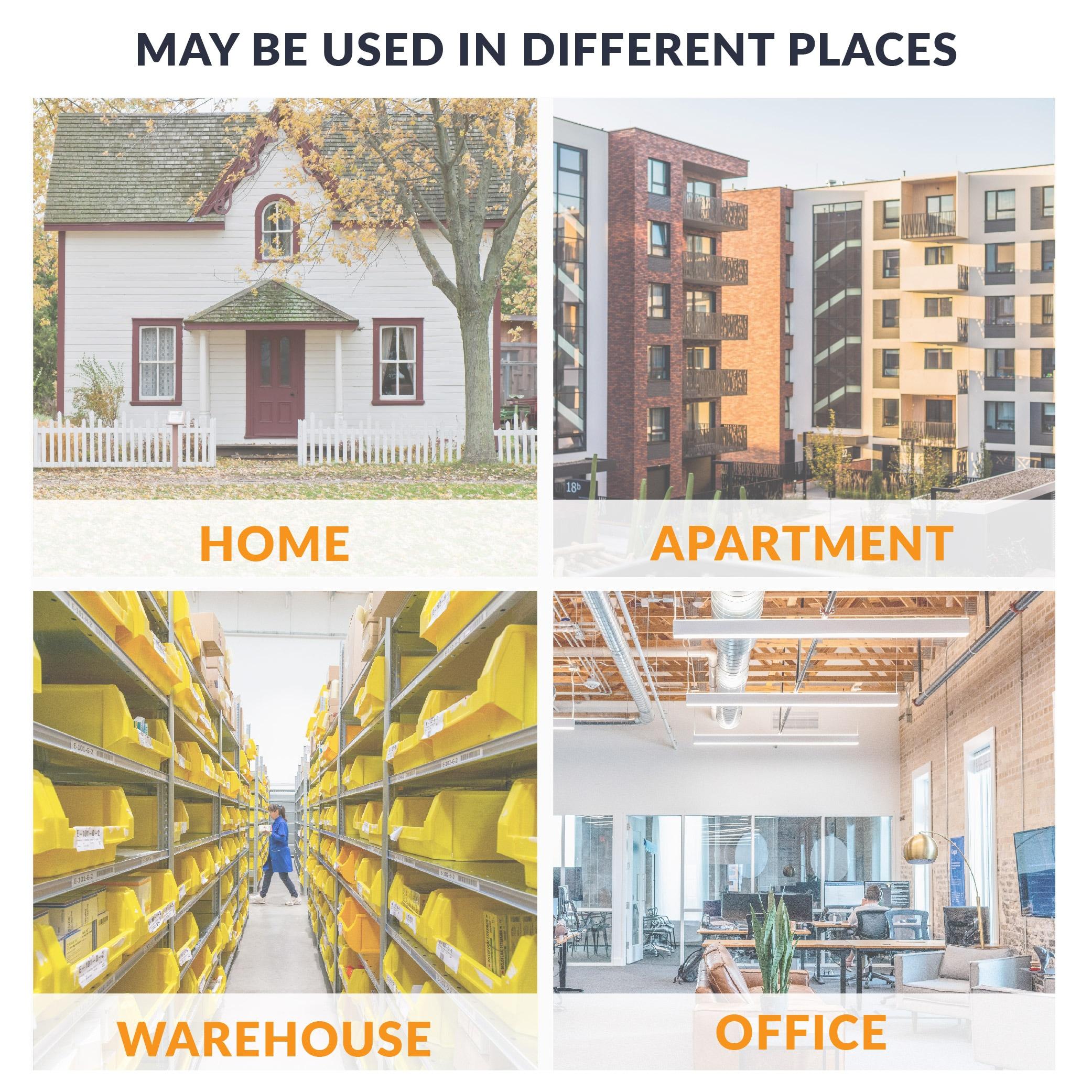 Newhouse Hardware Battery-Operated Wireless Chime with Flashing LED Light for Hearing Impaired