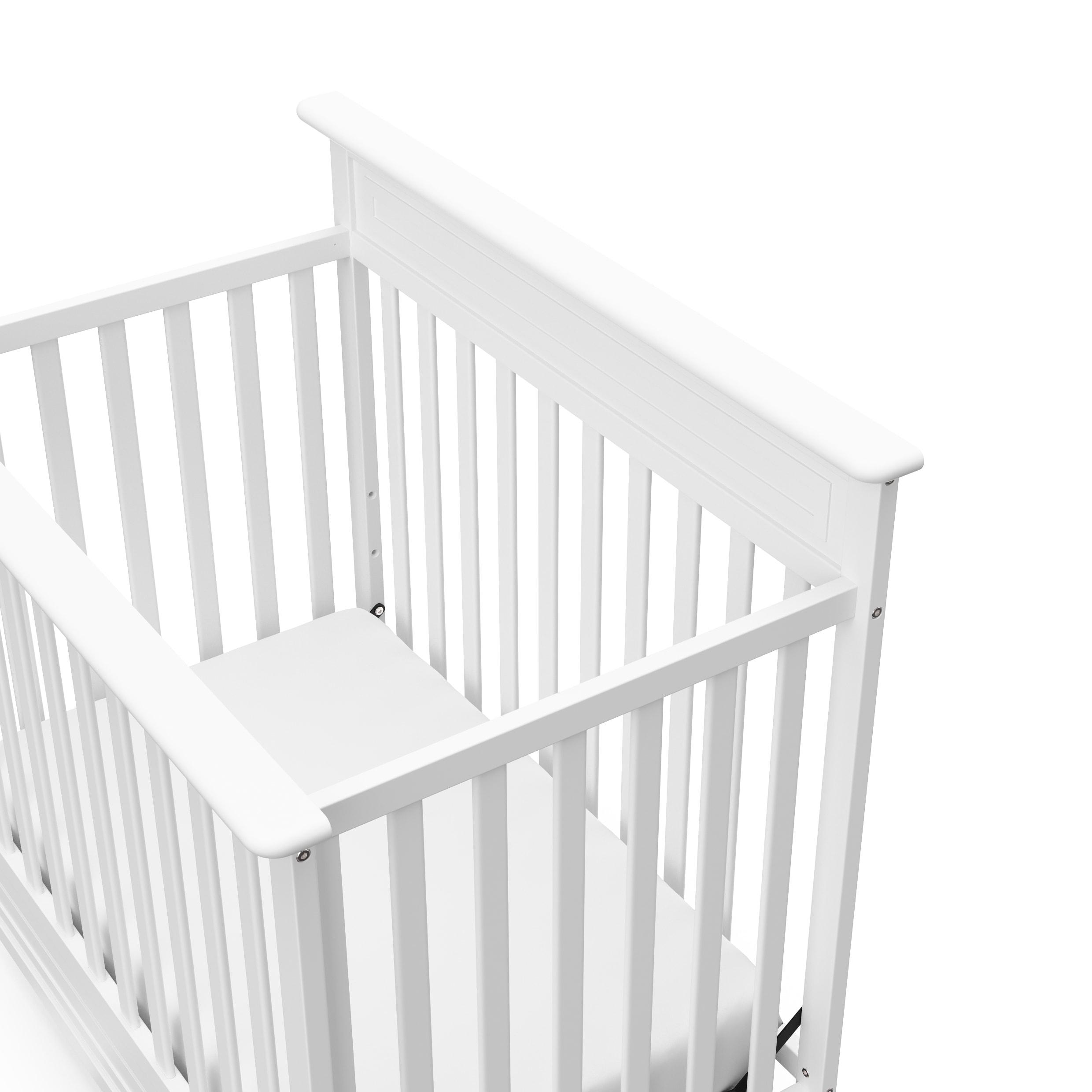 Petal 4-in-1 Mini Convertible Crib with Mattress