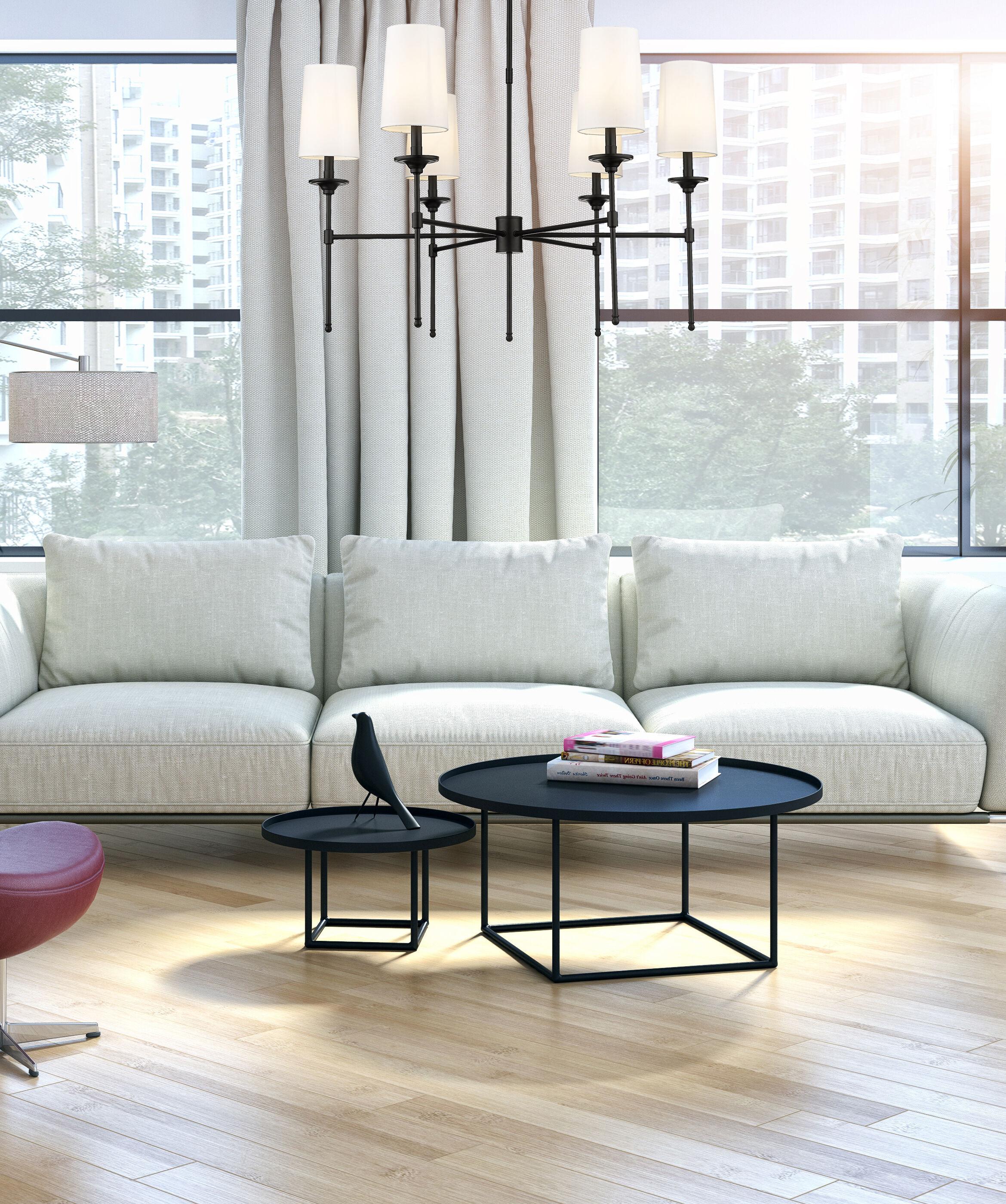 Hayse 6 - Light Dimmable Classic / Traditional Chandelier