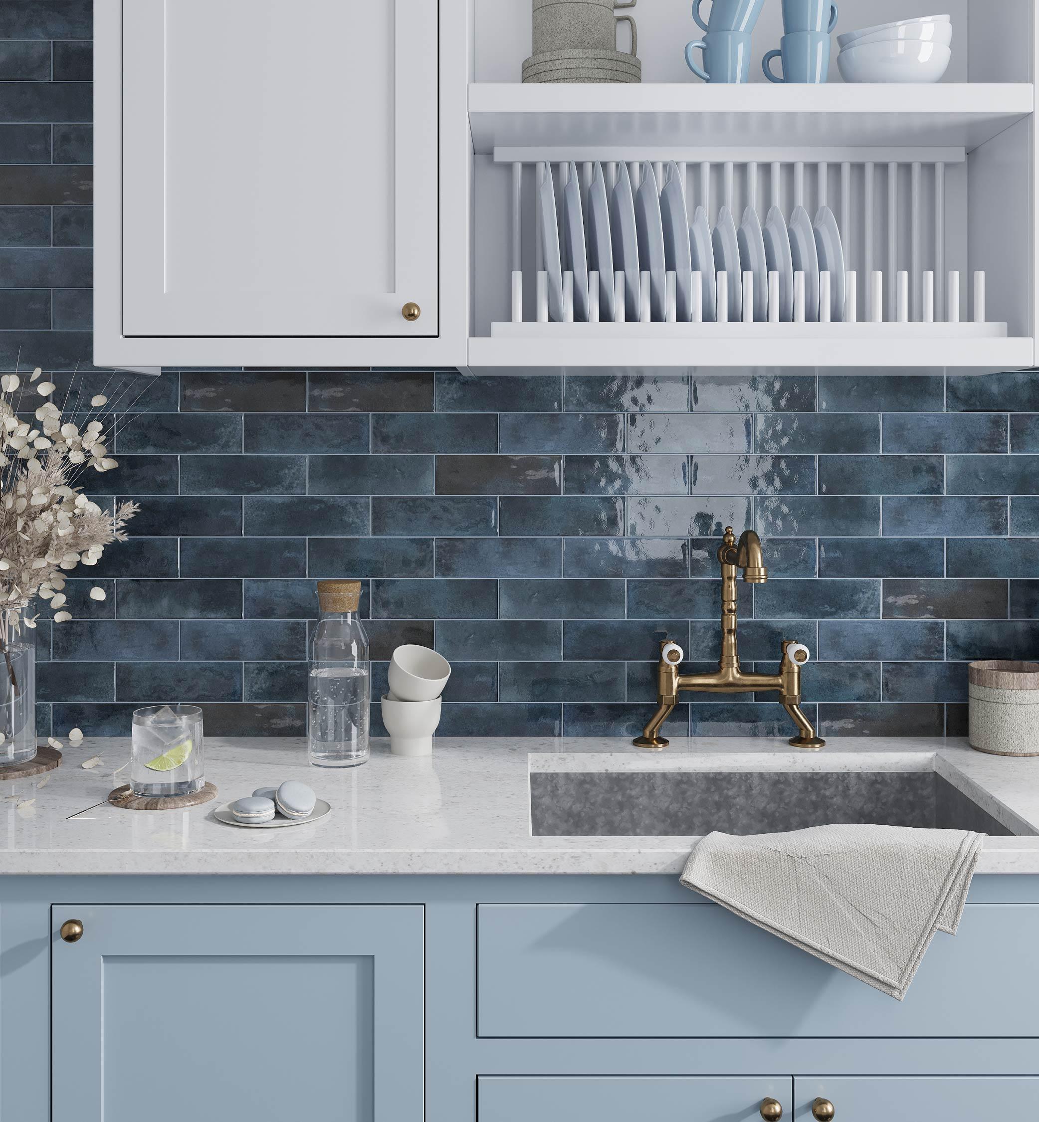 2.58'' W x 7.9'' L Ceramic Subway Singular Tile