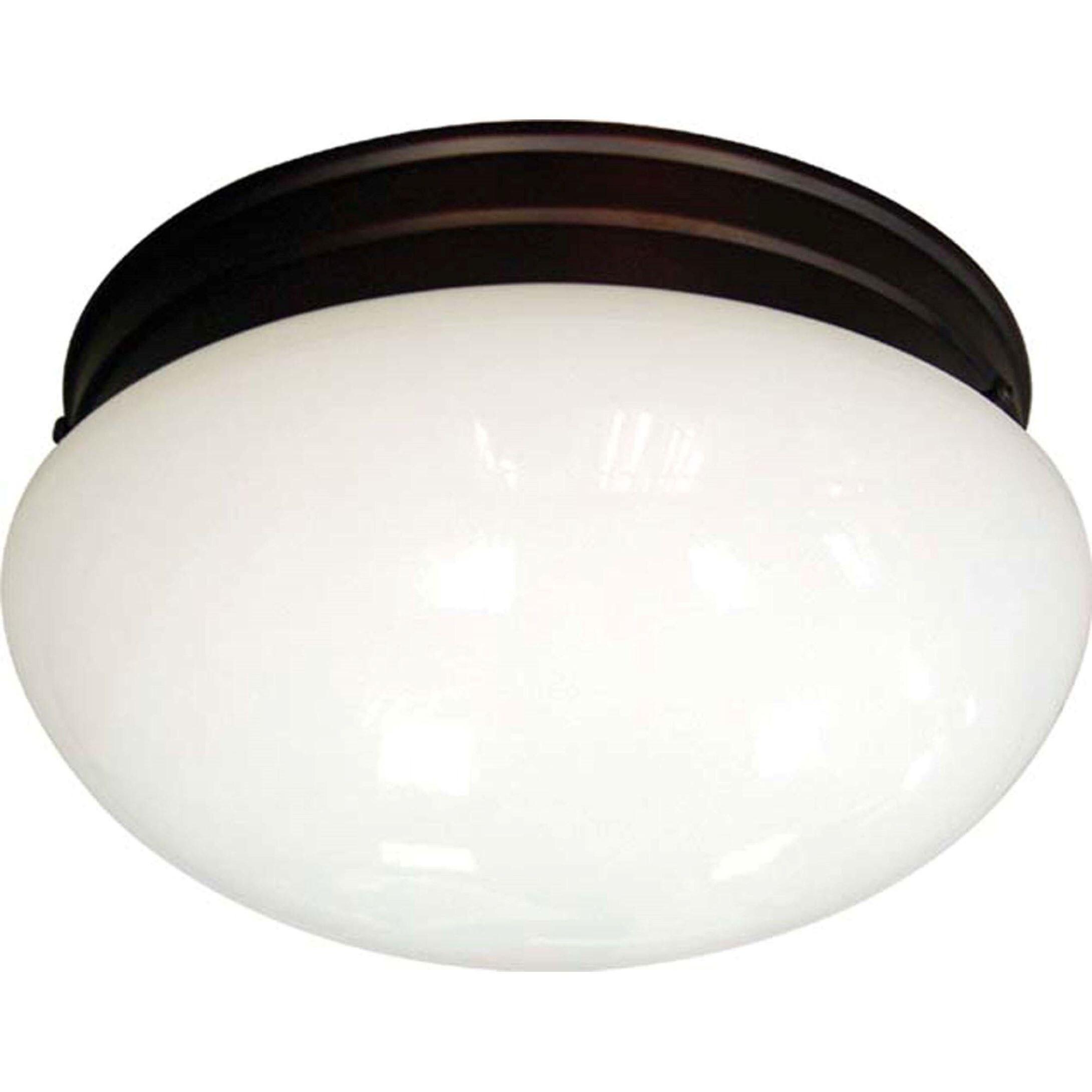 Winston Porter Fuhrmann Glass Flush Mount