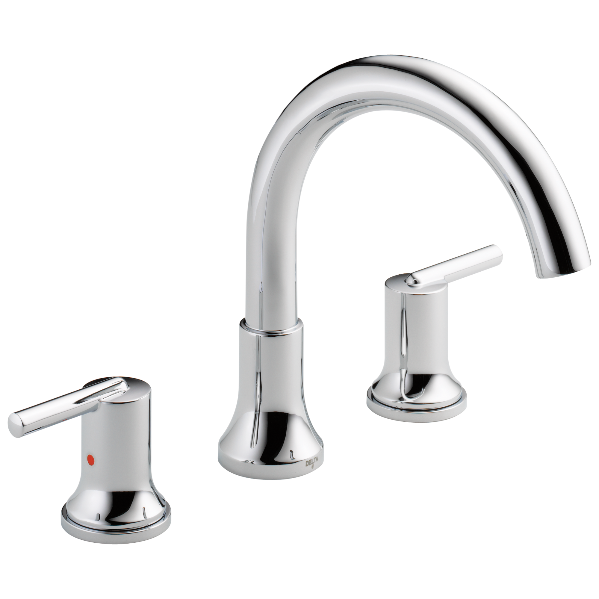 Trinsic Double Handle Deck Mounted Roman Tub Faucet