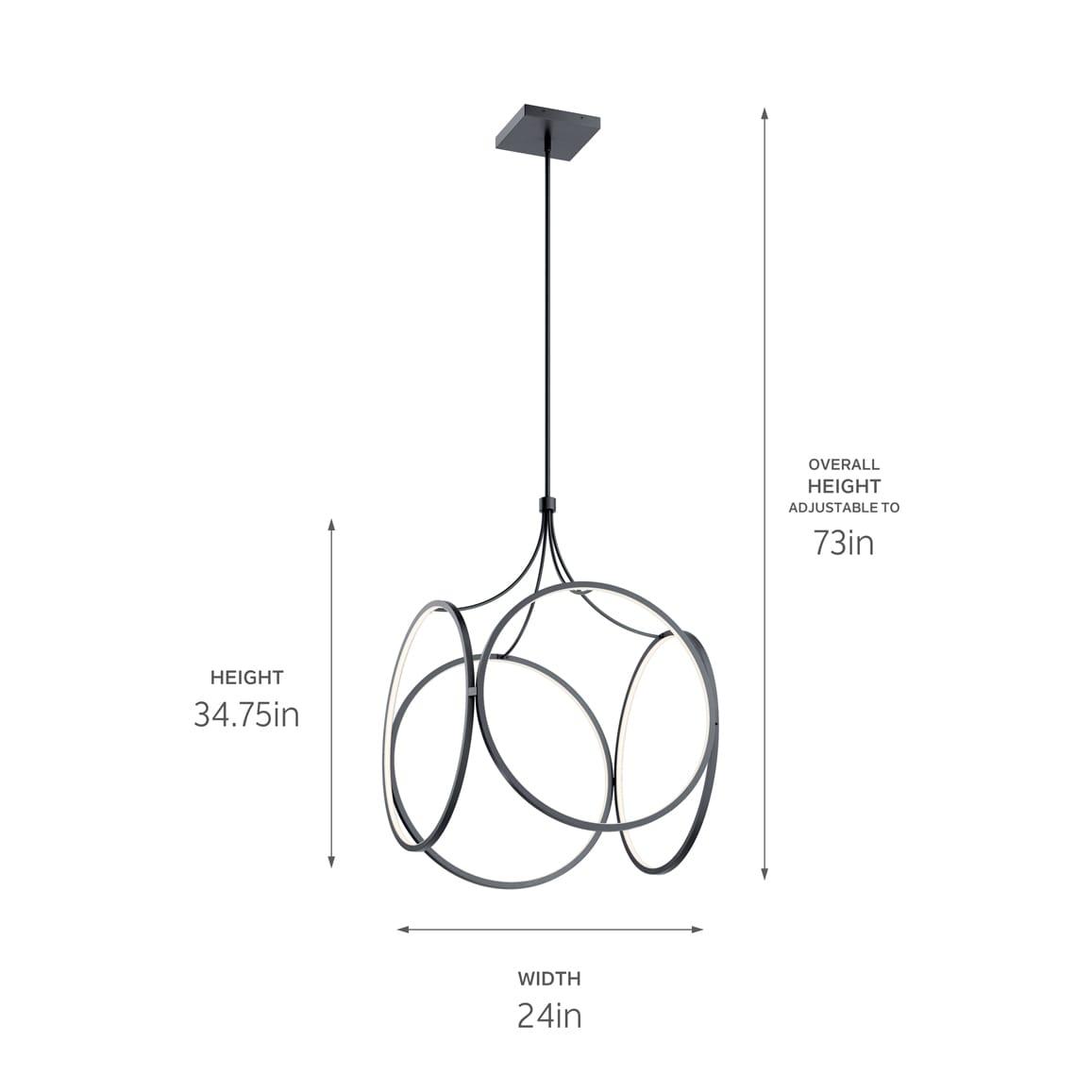 Orren Ellis Nikiki 1 - Light LED Unique/Statement Pendant