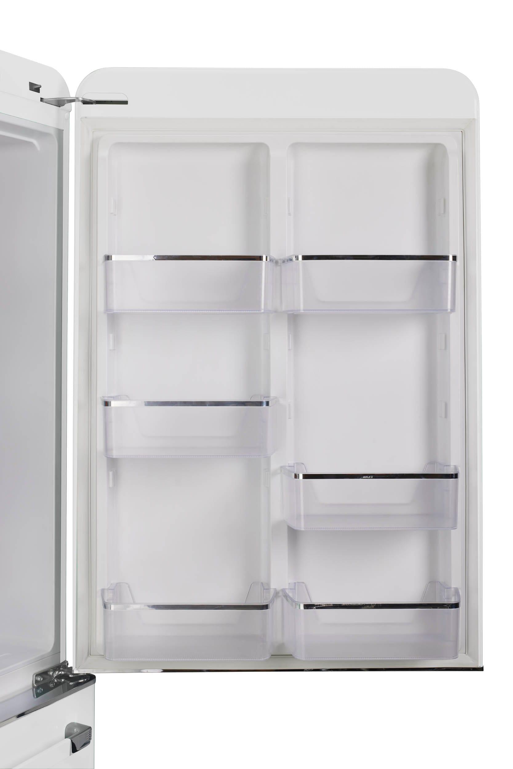 Unique Appliances Classic Retro 30" Frost-Free 17.7 cu. ft. Energy Star Certified Bottom Freezer Refrigerator UGP-510L W AC