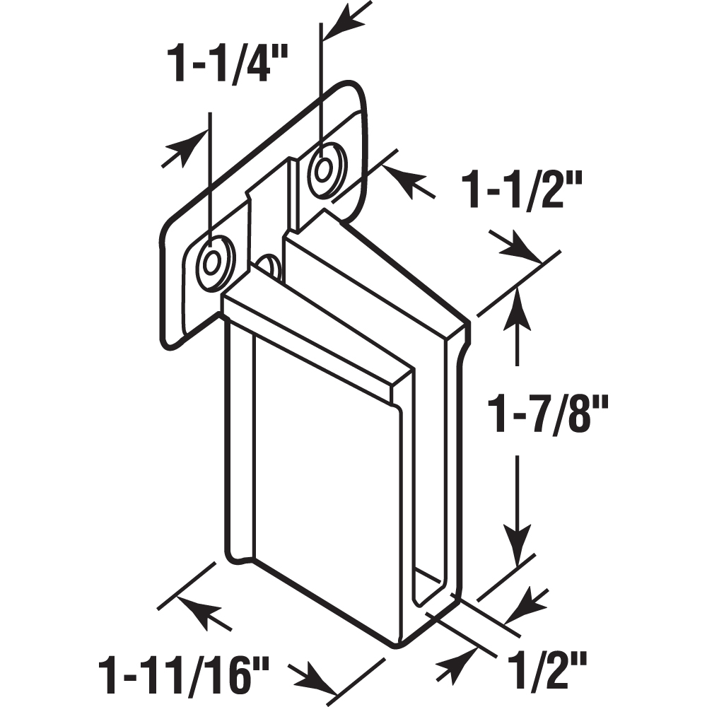 Wire Shelf End Bracket, Pack of 6
