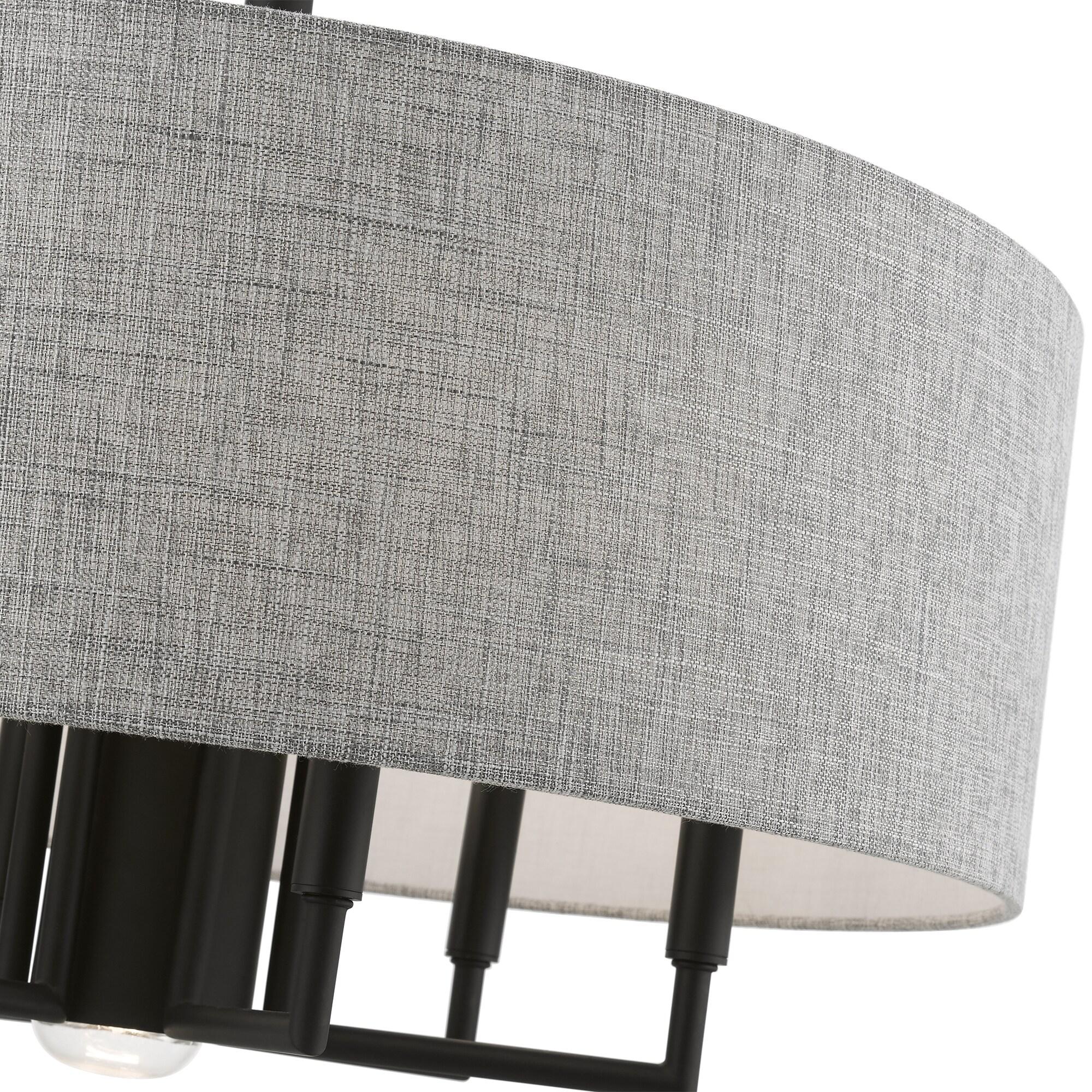 Livex Lighting Dakota 7 - Light Pendant in  Black