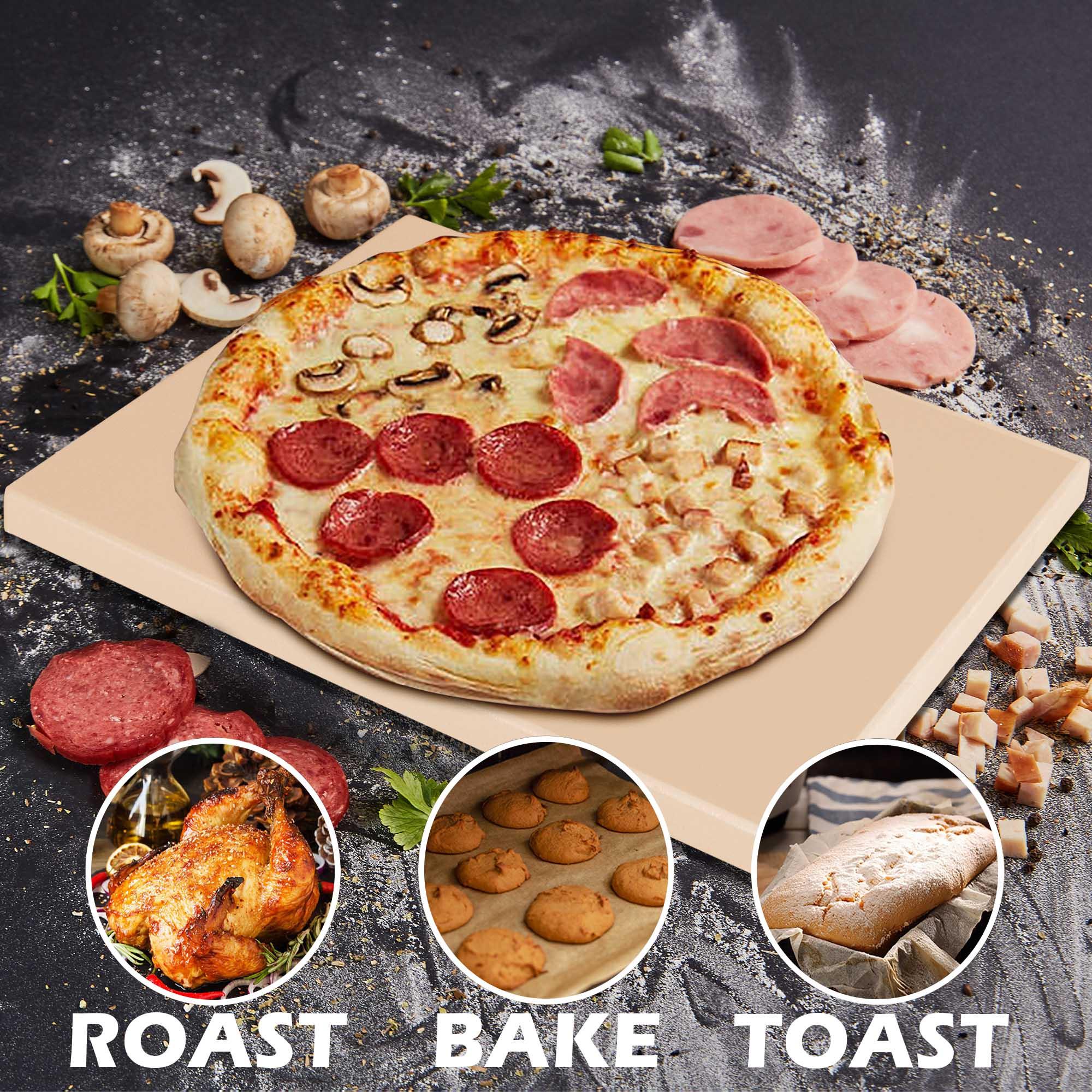 Royal Gourmet 2pc Pizza Cookware Set for Grill Oven: Stainless Steel, Heat-Resistant, No Assembly Required