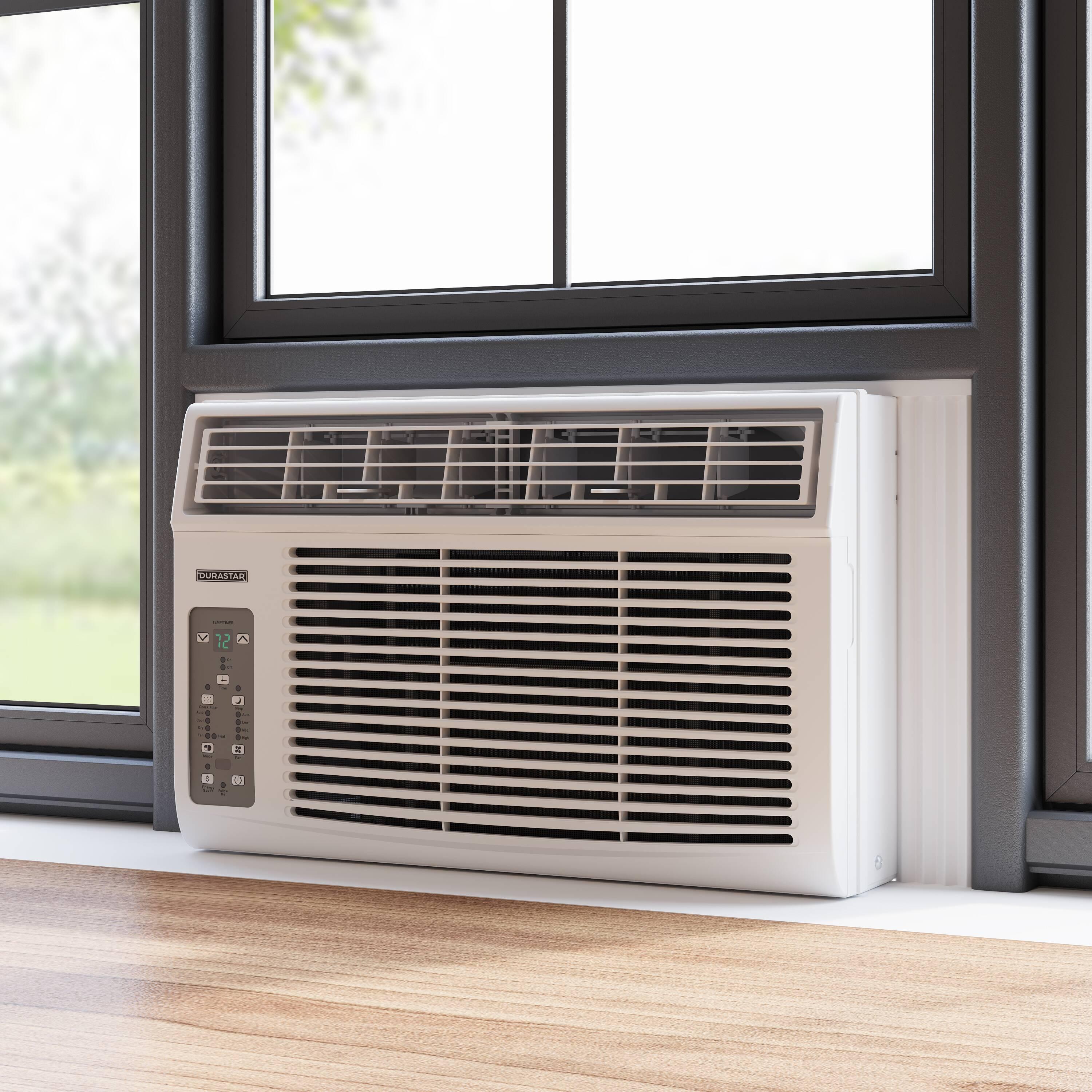 Durastar Durastar 12,000 BTU 230V Window Air Conditioner with 11000 BTU Supplemental Heating and Remote Control