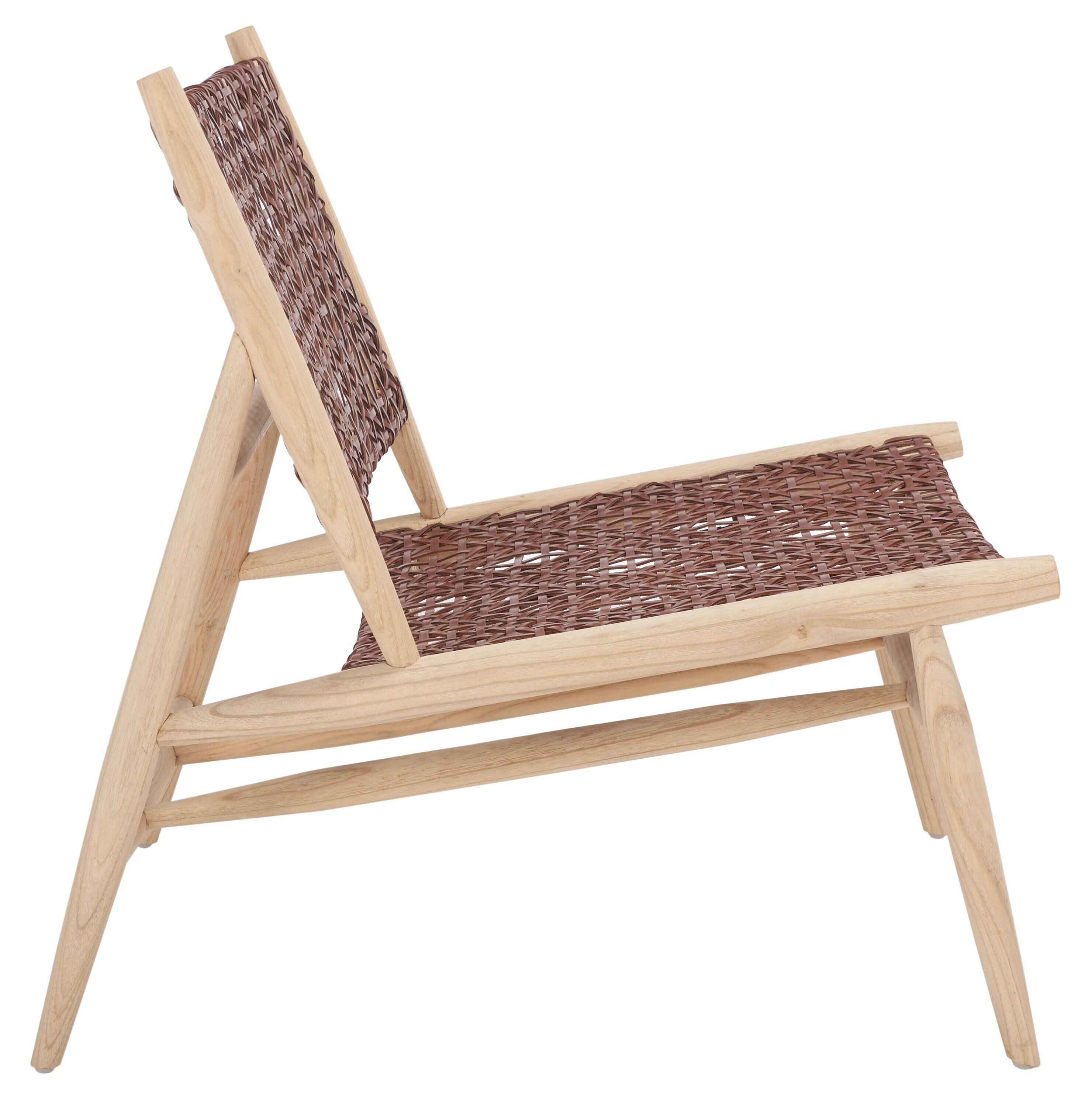 Kazbah Genuine Leather Side Chair