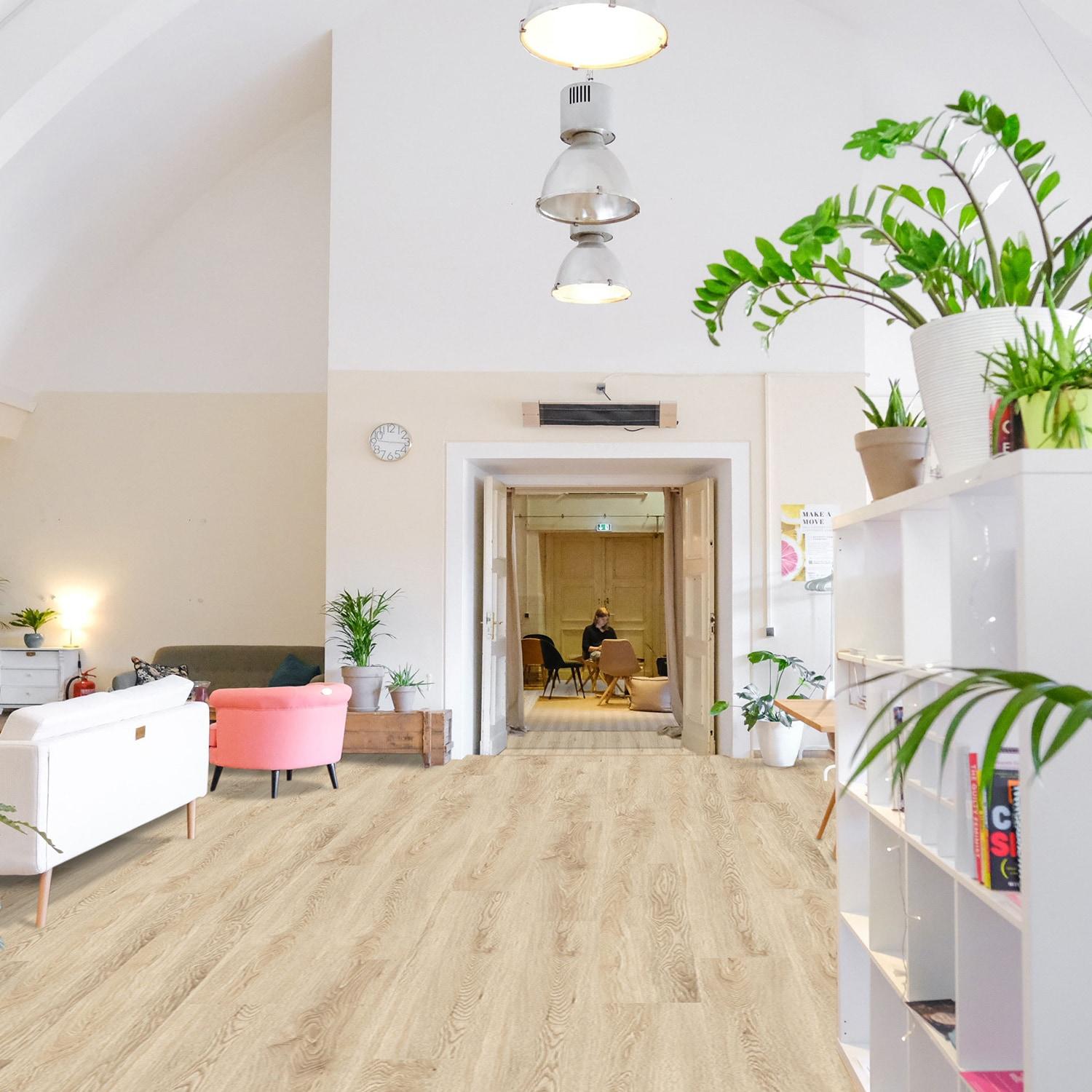 Lucida USA GlueCore Classic 22mil x 7.3" W x 48" L Glue Down Vinyl Tile Flooring