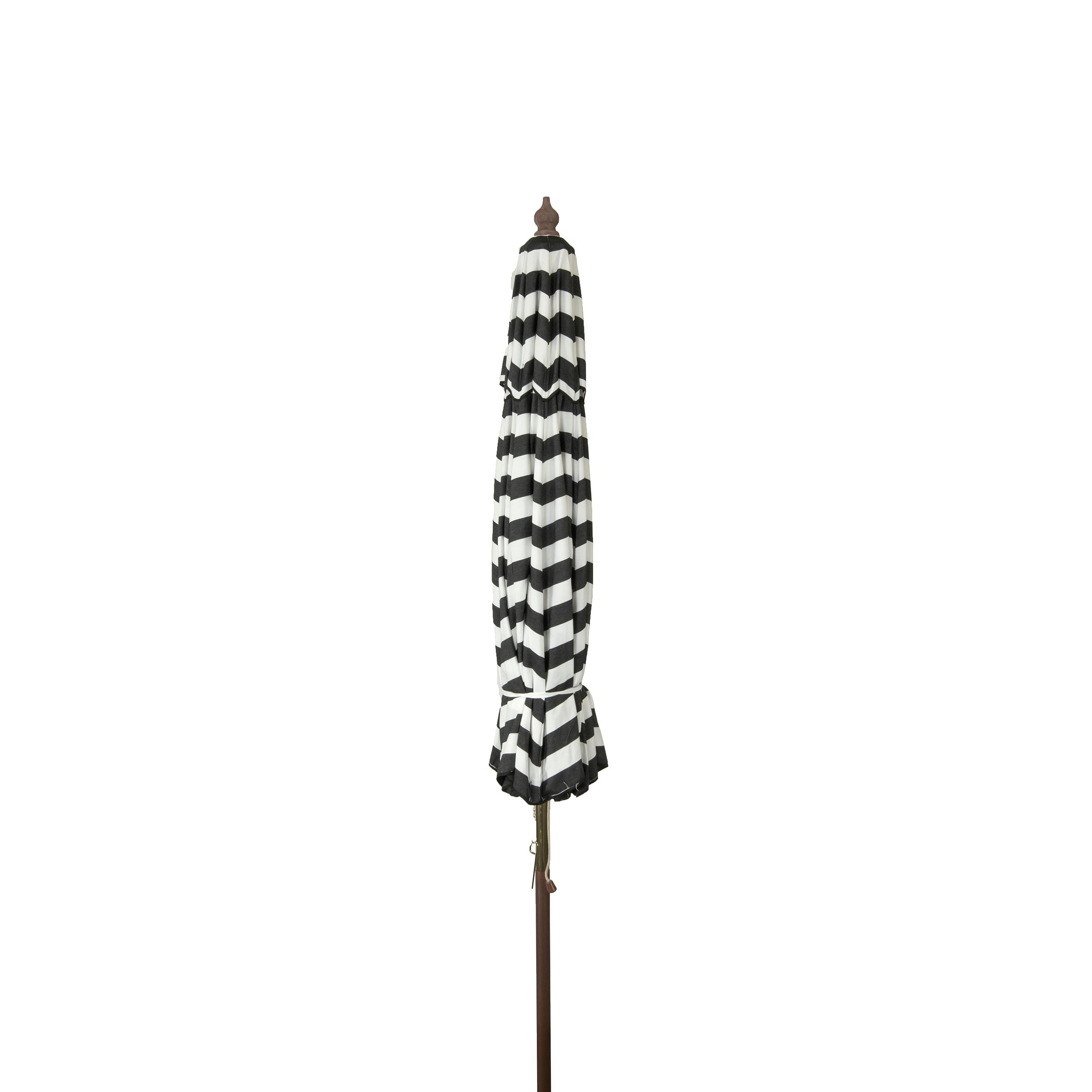 Heininger Holdings LLC 9' Classic Wood Market Umbrella