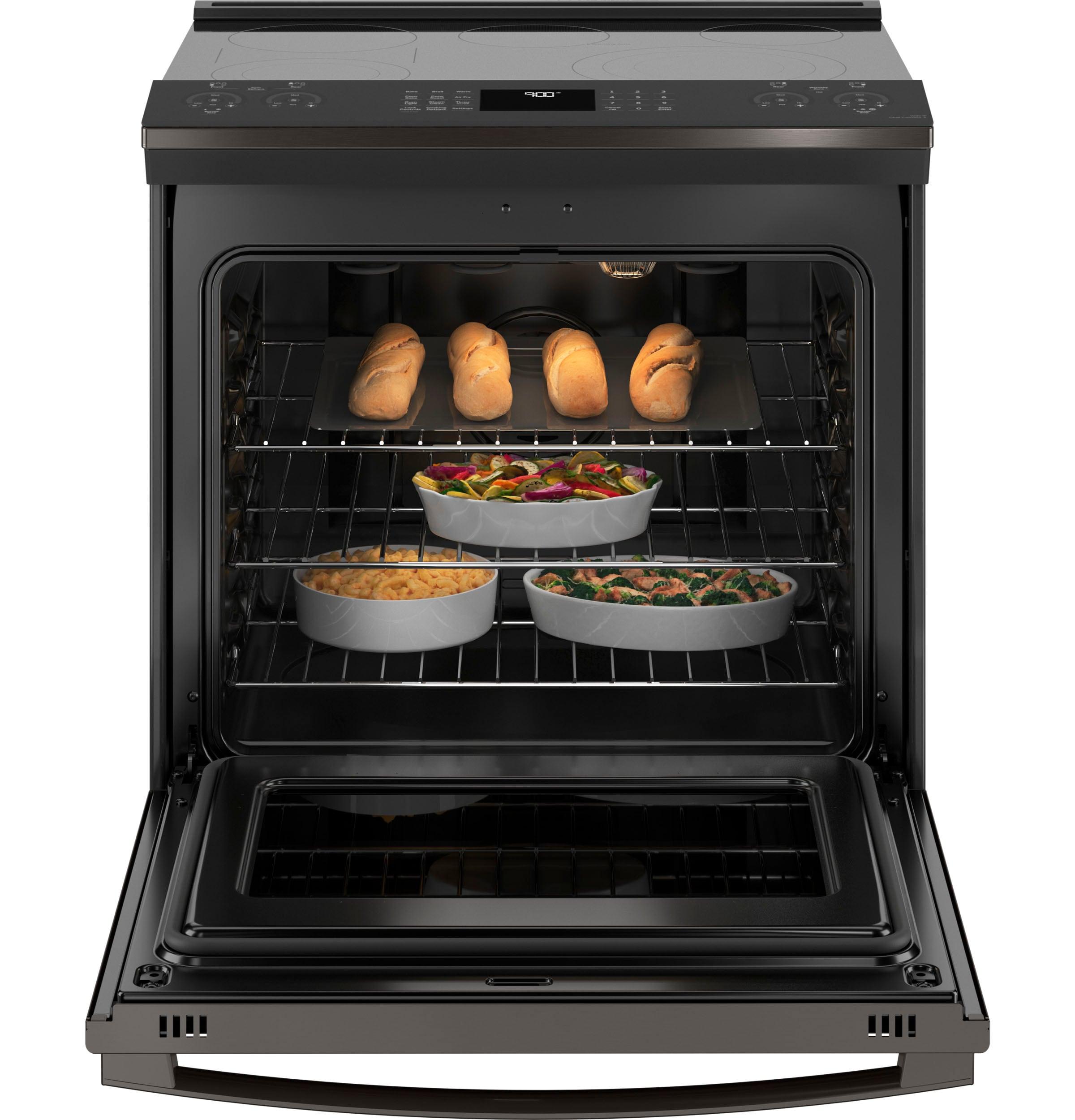 GE Profile™ GE Profile Smart Appliances 30" 5.3 cu.ft. Slide-in Electric Range PSS93BPTS