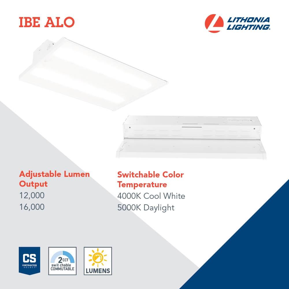 Lithonia Lighting Dimmable Rectangle High Bay Ceiling Light