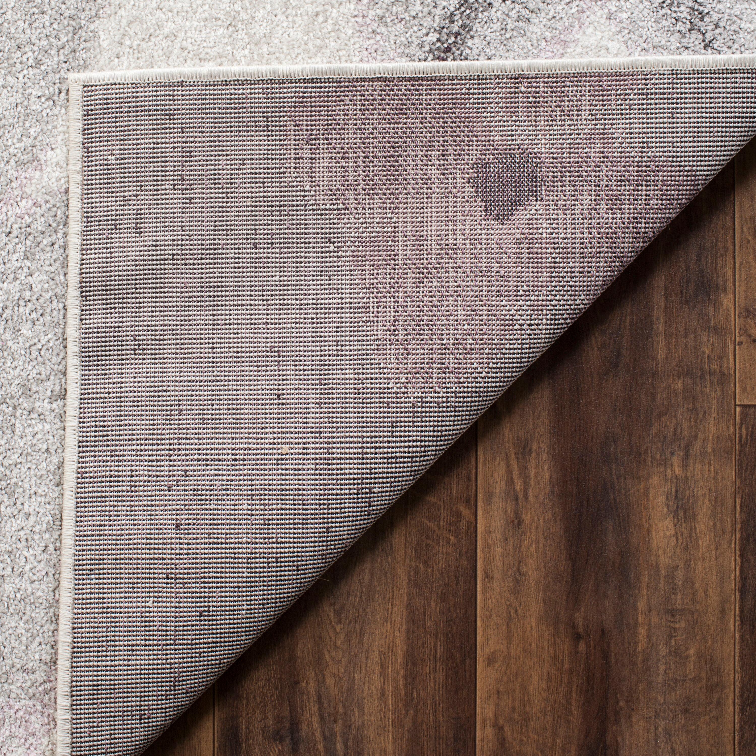 Adirondack ADR123 Power Loomed Area Rug - Ivory/Purple - 5'1"x7'6" - Safavieh.