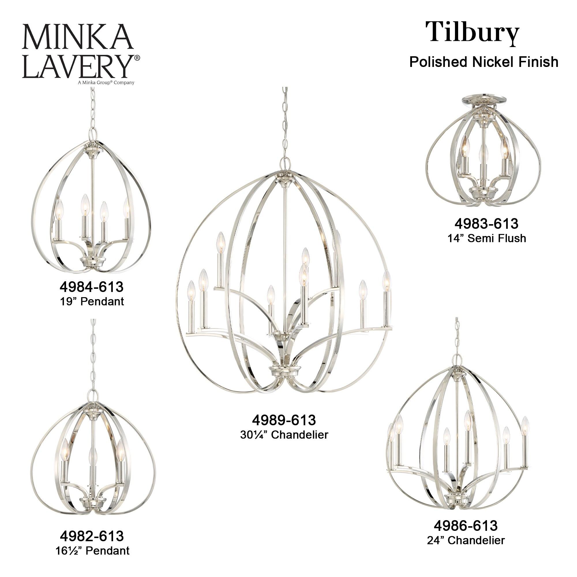 Minka Lavery Modern Wall Light Polished Nickel Hardwired 24 1/4" 3-Light Fixture Etched Opal Glass for Bathroom Vanity Living Room