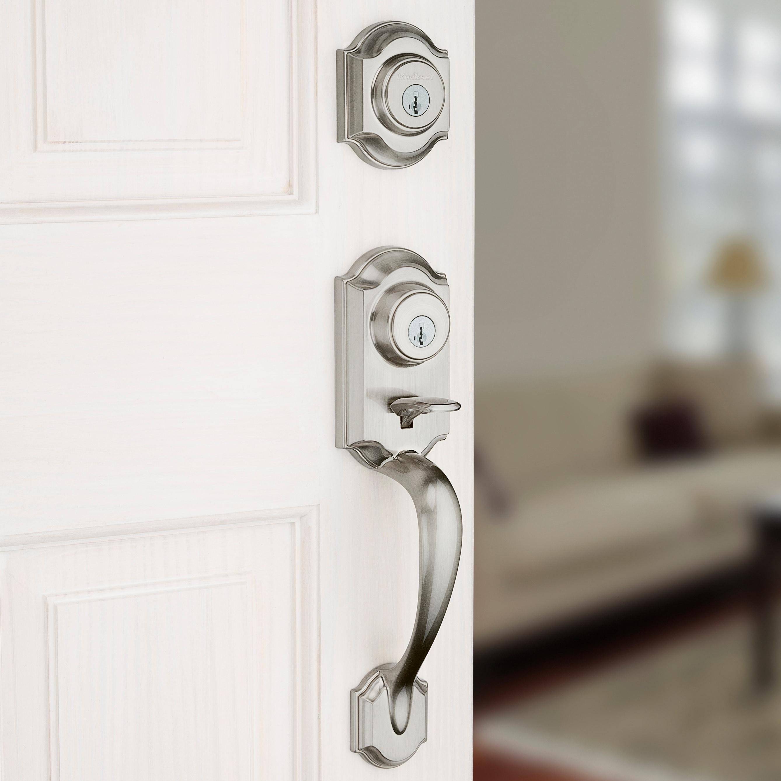 Handleset with Single Cylinder Deadbolt