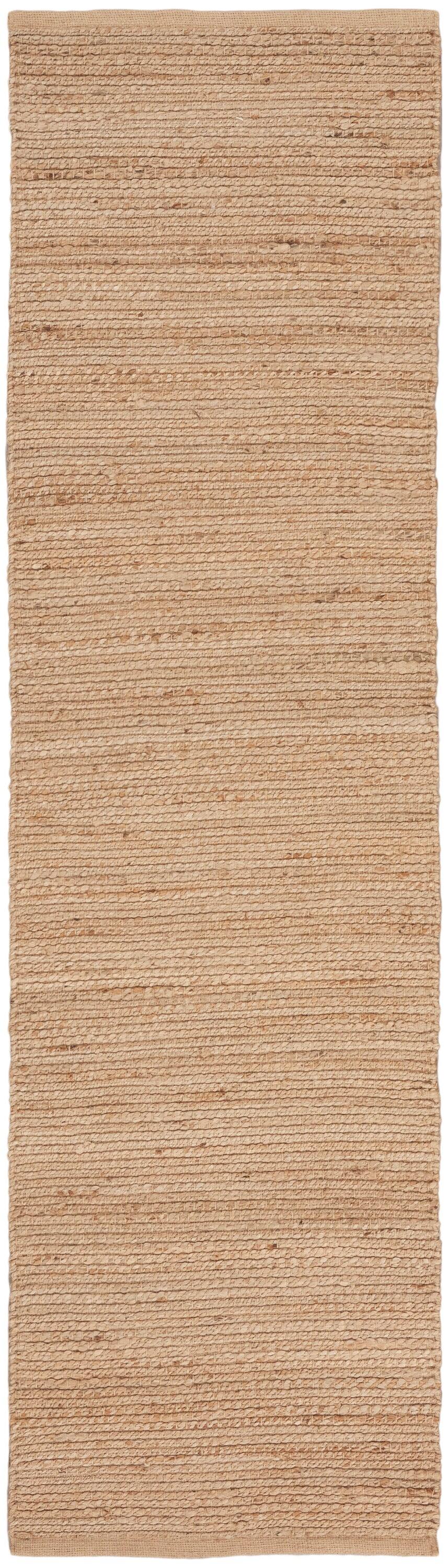 Nourison Hand Woven Natural Jute Indoor Area Rug Natural 2'3" x 8'