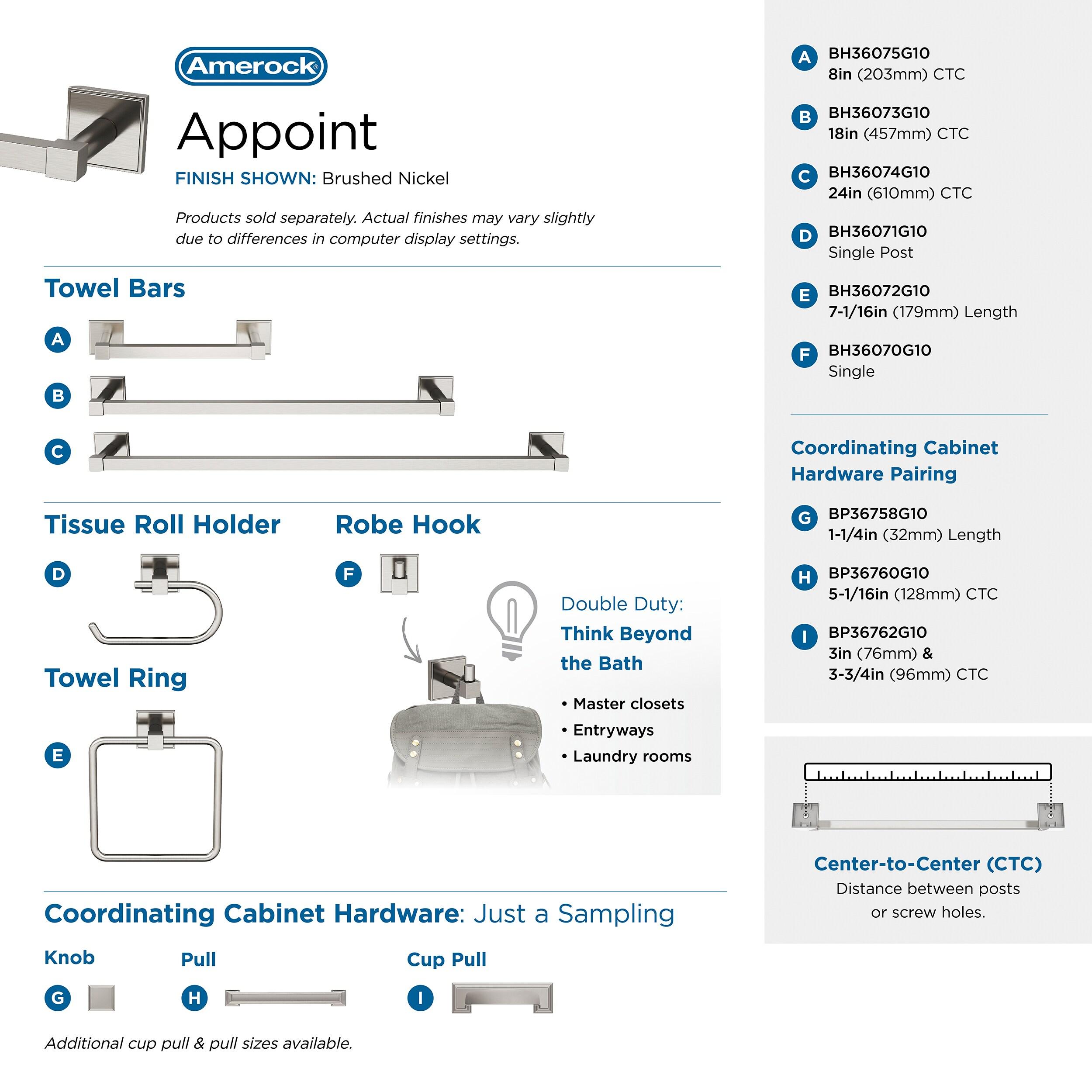 Appoint 25.87" Wall Mounted Towel Bar