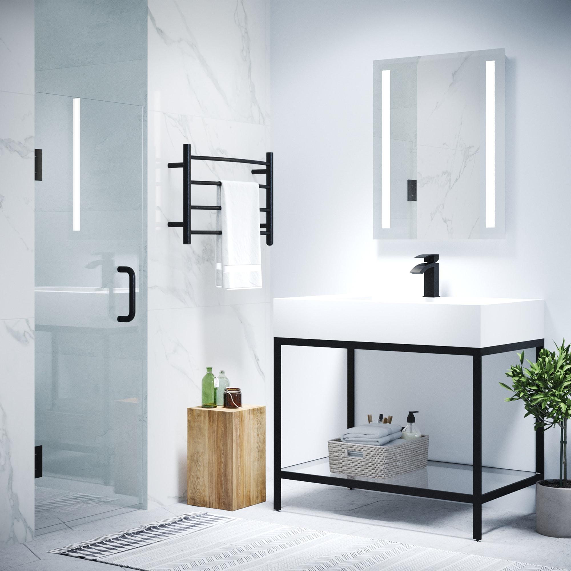Fellow Series 30" x 72" Hinged Frameless Shower Door