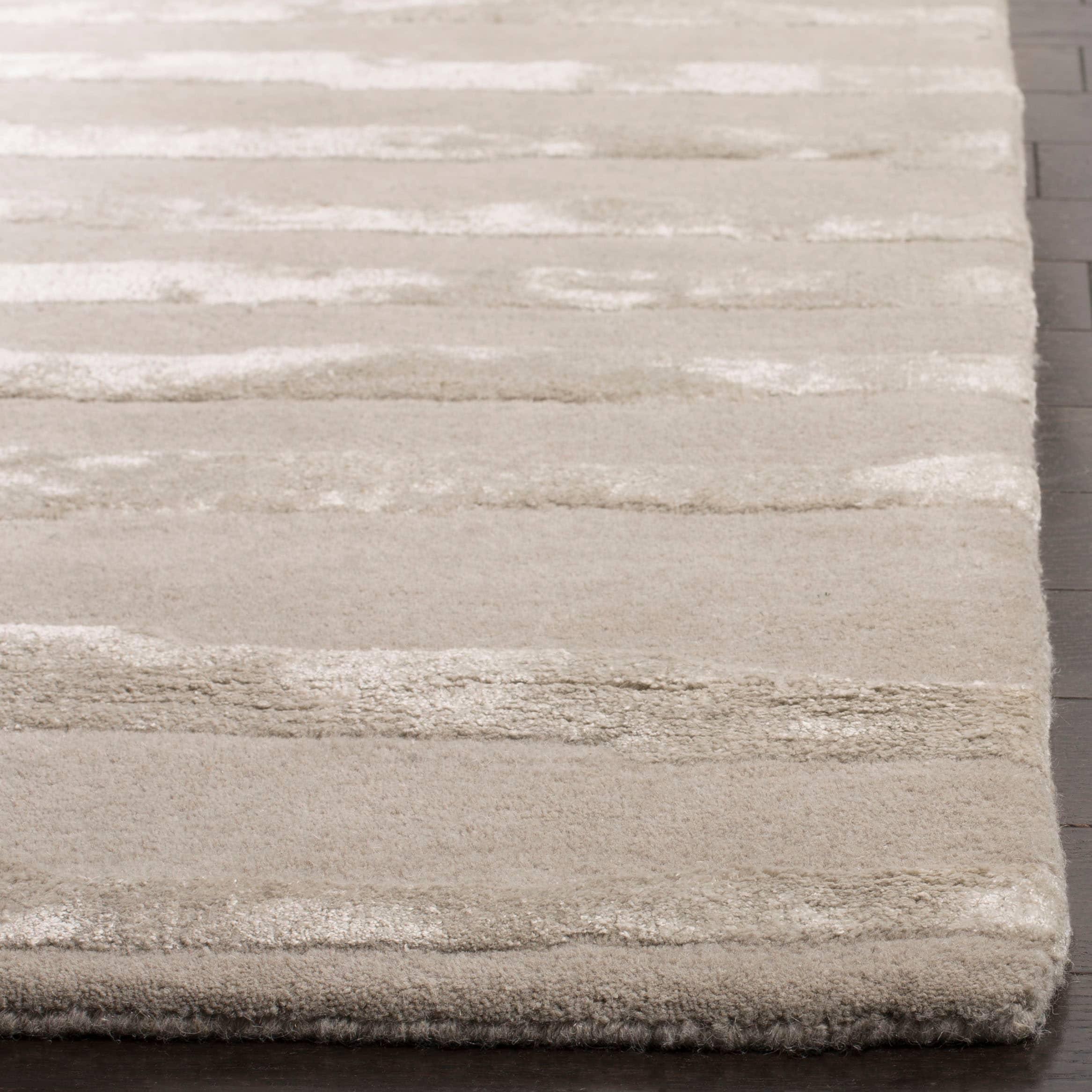 Soho SOH519 Hand Tufted Indoor Area Rug - Grey - 3'6"x5'6" - Safavieh
