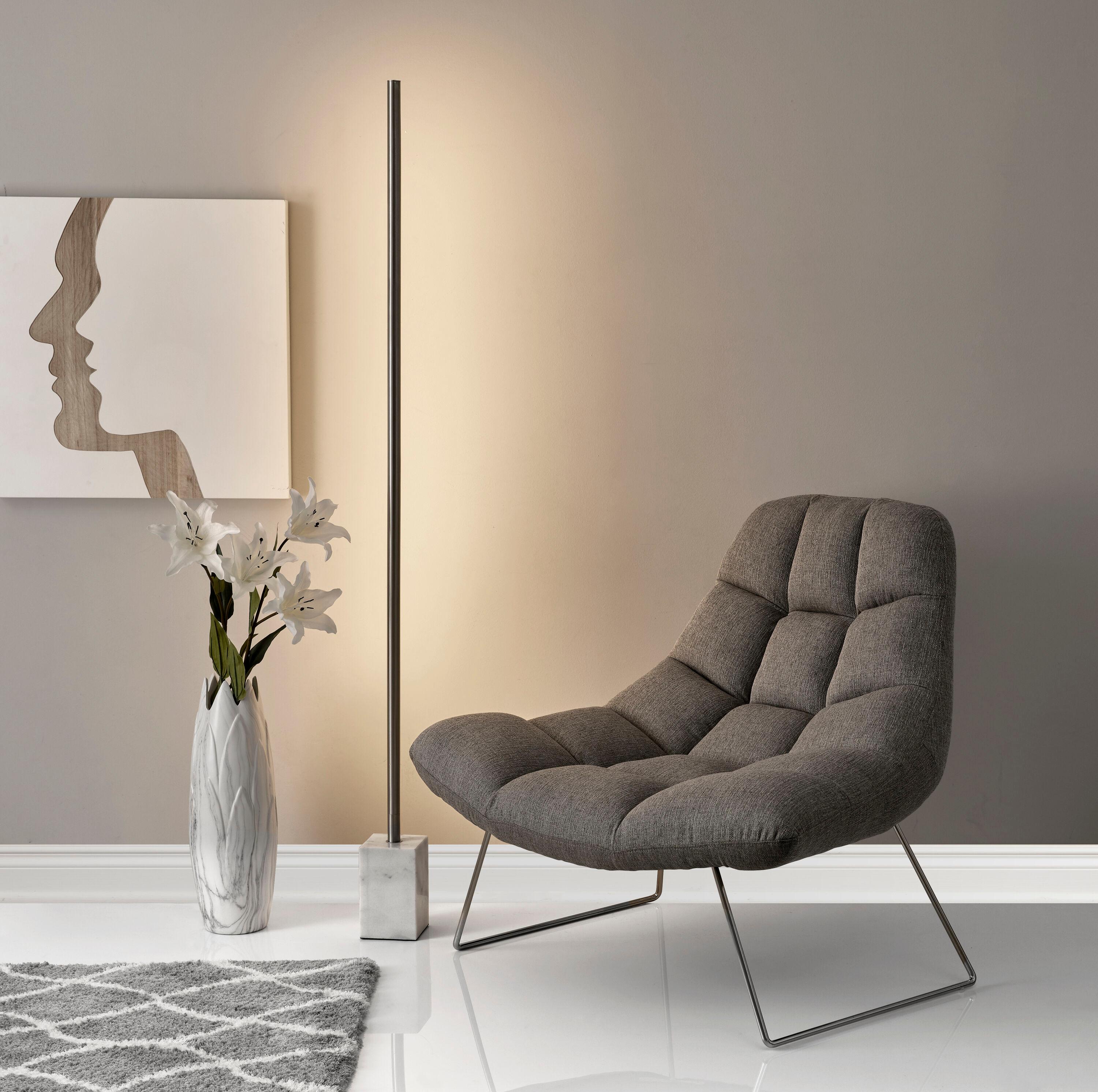 Modern LED Marble Floor Lamp (65")