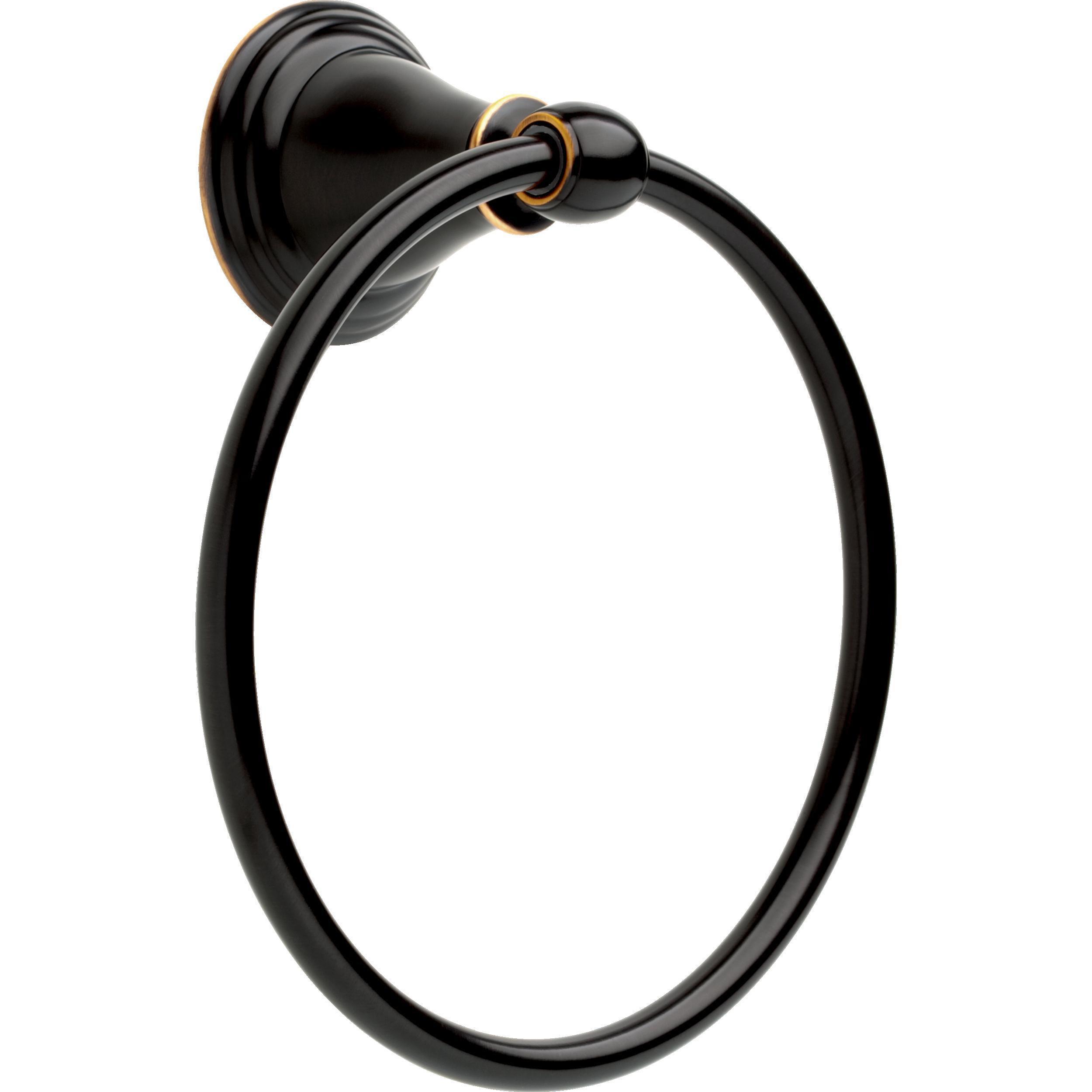 Windemere Wall Mount Round Closed Towel Ring Bath Hardware Accessory