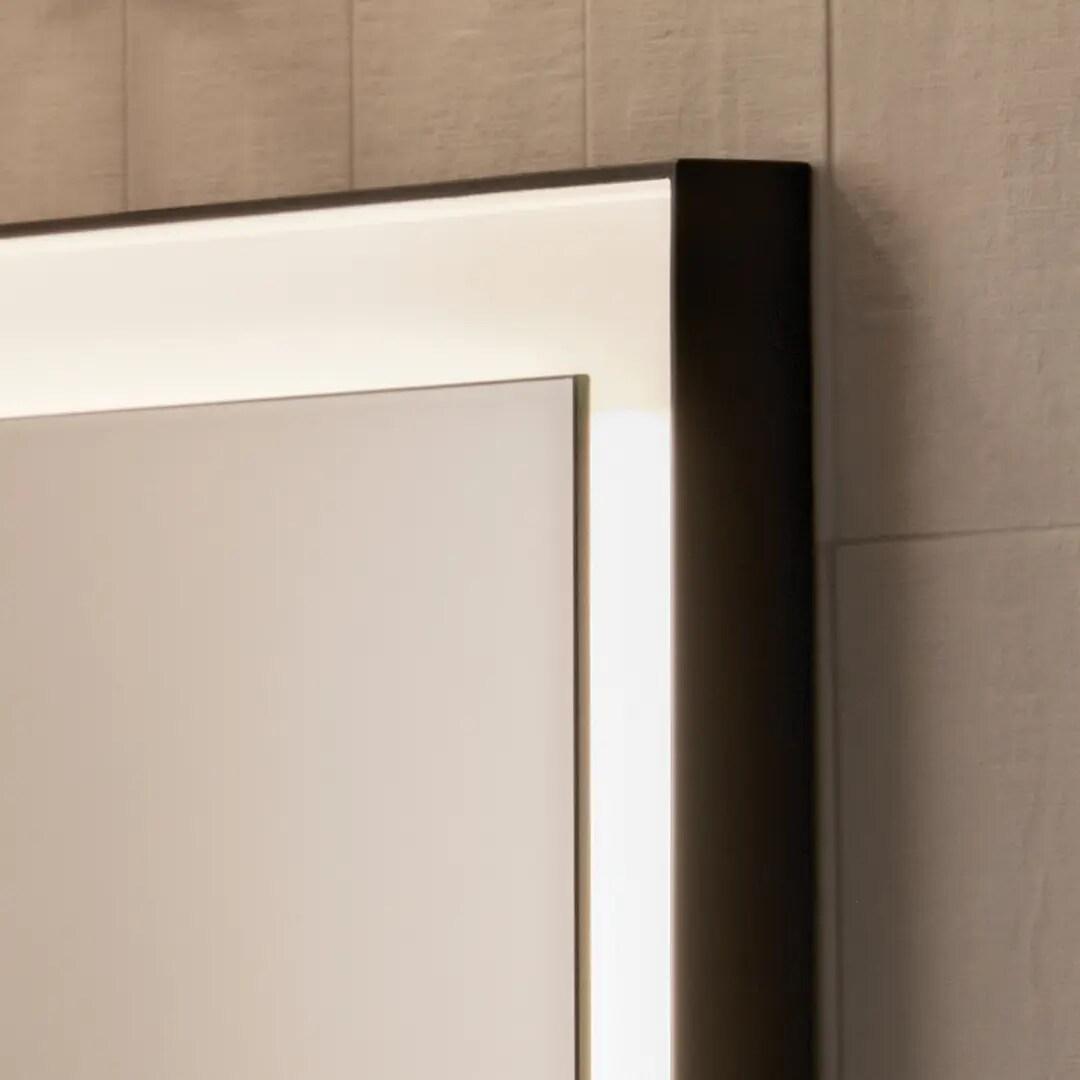 84167-Elan Lighting-Ryame - 23.5 Inch LED Mirror-Matte Black Finish