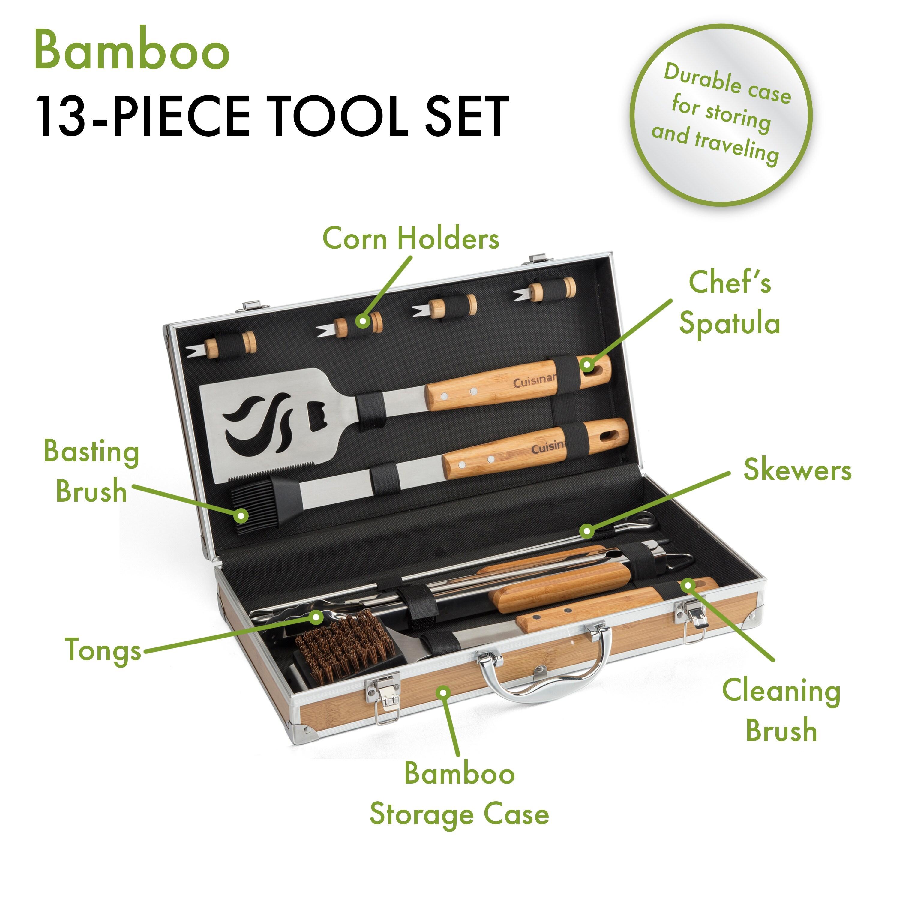 Cuisinart Cuisinart 13 Piece Bamboo Grilling Tool Set
