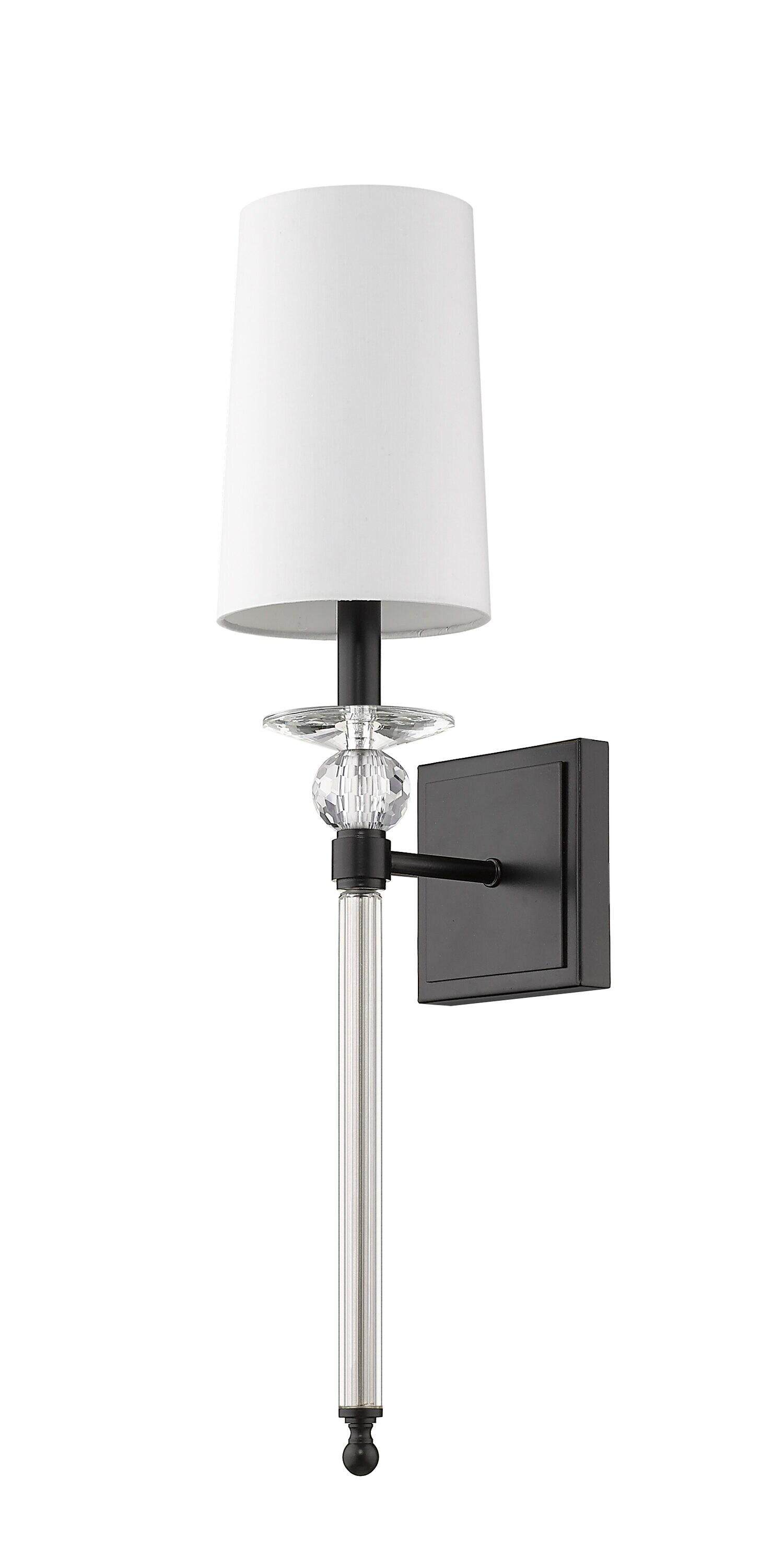 Z-Lite Ava 1 - Light Wall Light in  Matte Black