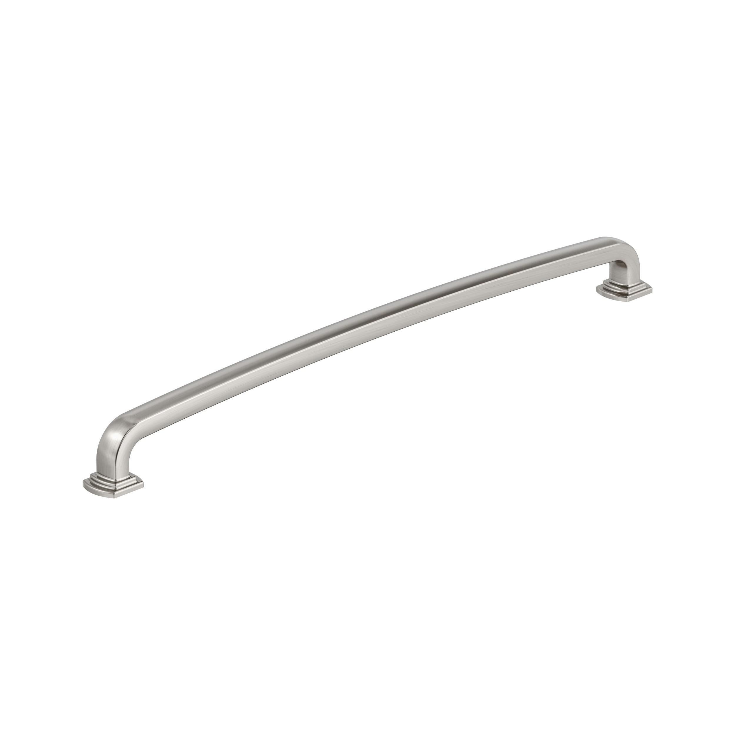 Amerock Surpass 12-5/8 inch (320mm) Center-to-Center Satin Nickel Cabinet Pull