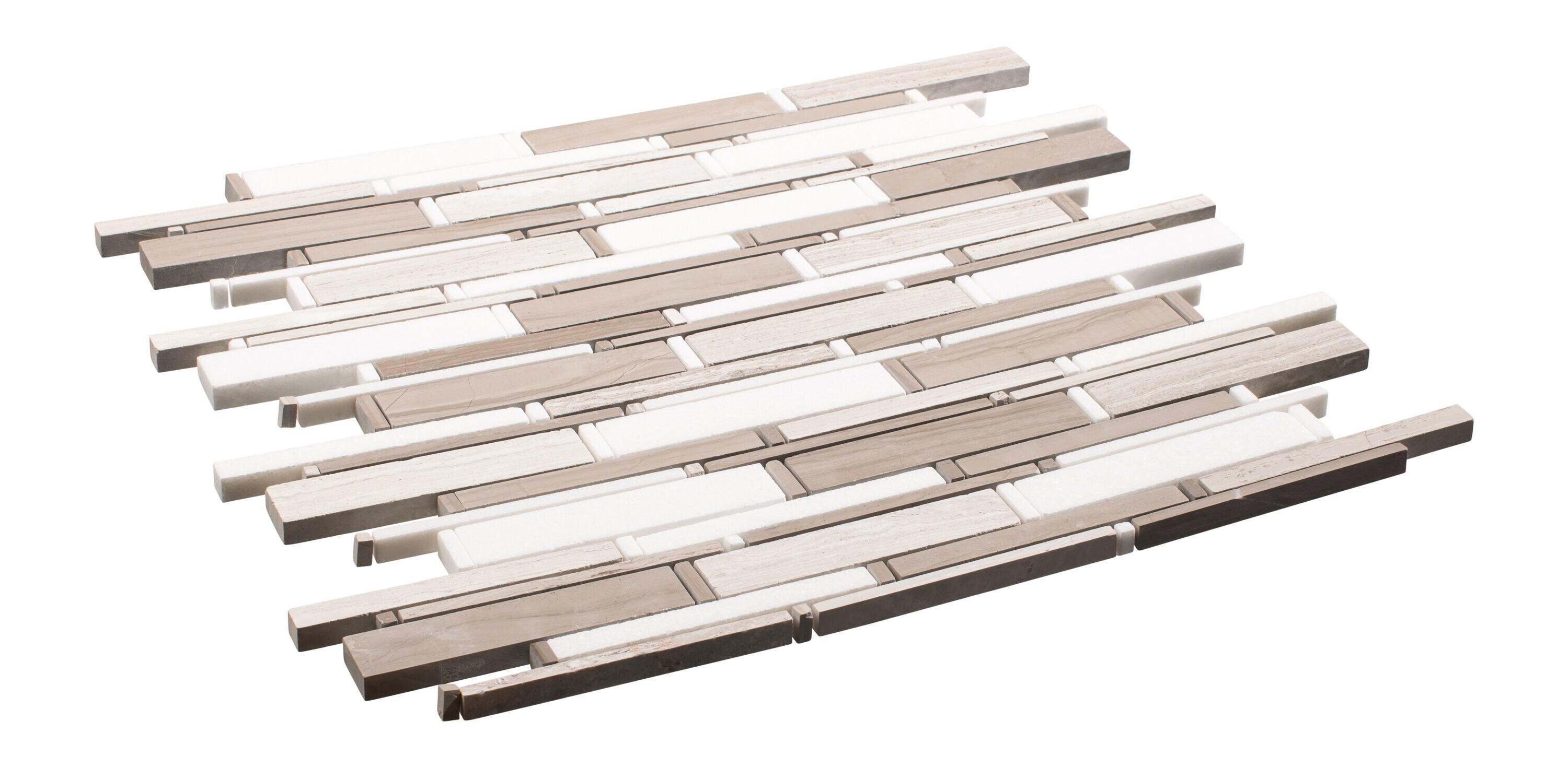Knoll Natural Stone Mosaic Kitchen Backsplash, Bathroom, Shower, Pool, Wall and Floor Tile