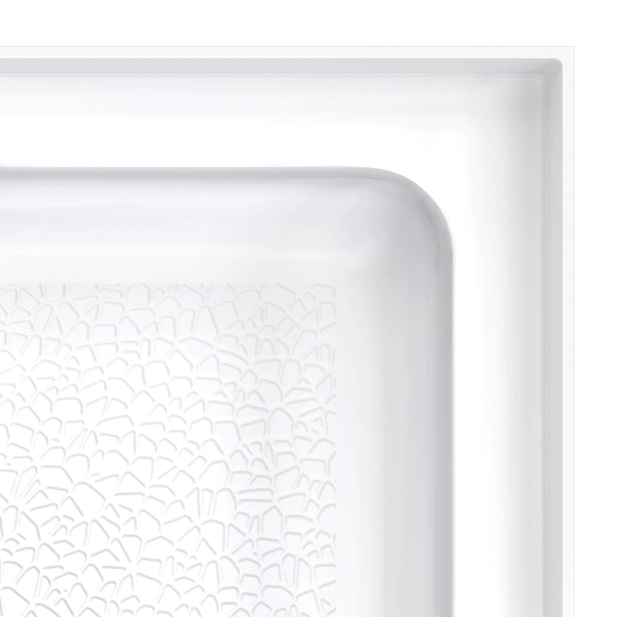 SlimLine 36" W x 36" D Double Threshold Shower Base