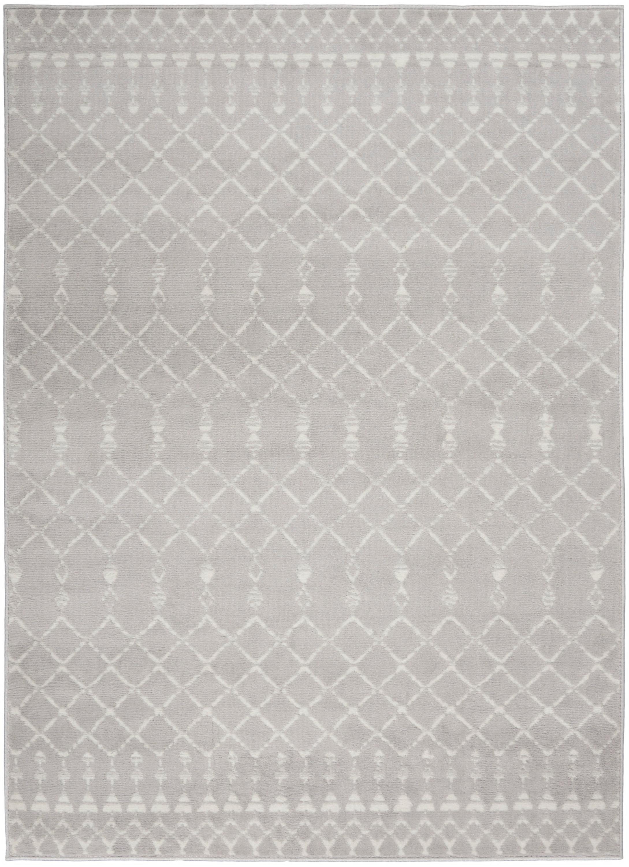 Nourison Whimsicle WHS02 Indoor only Area Rug - Grey 4' x 6'