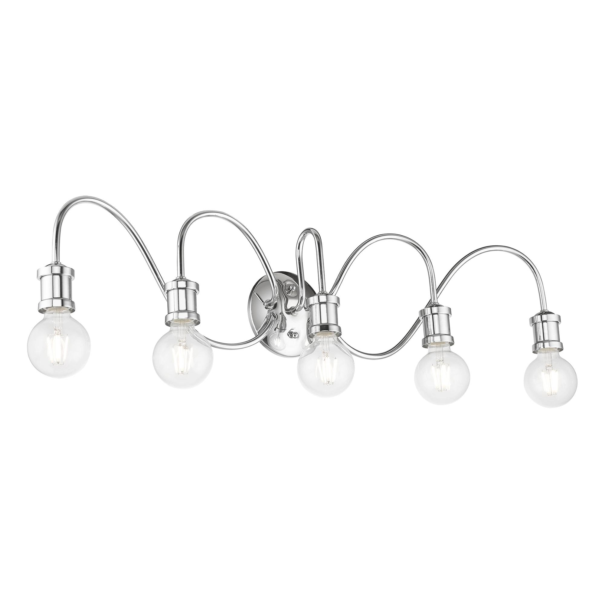 Livex Lighting - Lansdale - 5 Light Large Bath Vanity In Transitional Style-7