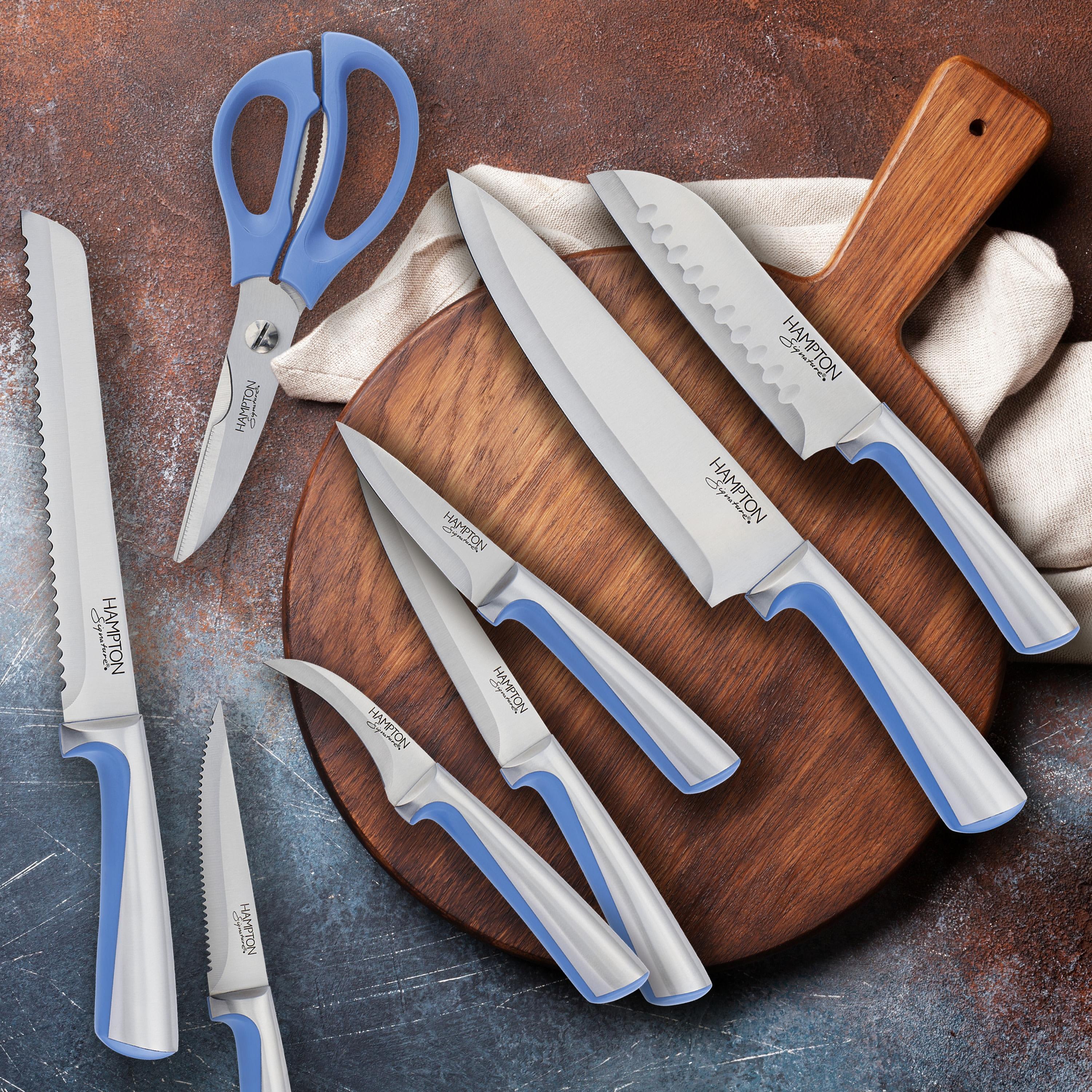Hampton Signature Orion Blue 14 Piece Cutlery Block Set