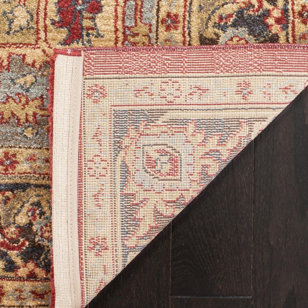 Mahal MAH625 Power Loomed Indoor Area Rug - Natural/Navy - 6'7"x9'2" - Safavieh.