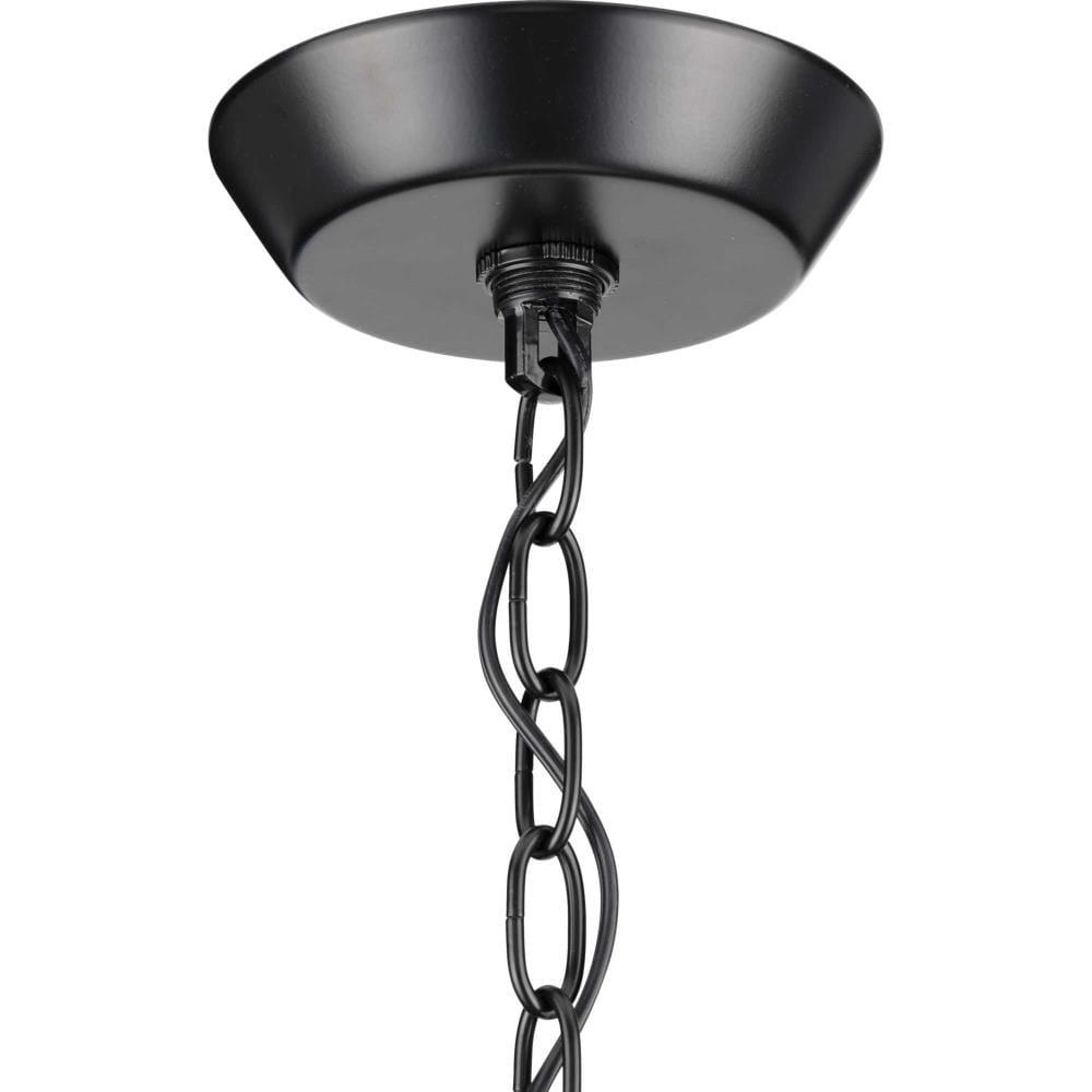 Progress Lighting, Lassiter Collection, 3-Light Foyer, Brushed Nickel, Clear Glass Shades