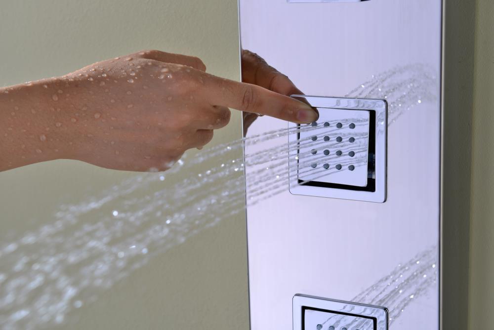 Lann 53'' Shower Panel with Fixed Shower Head