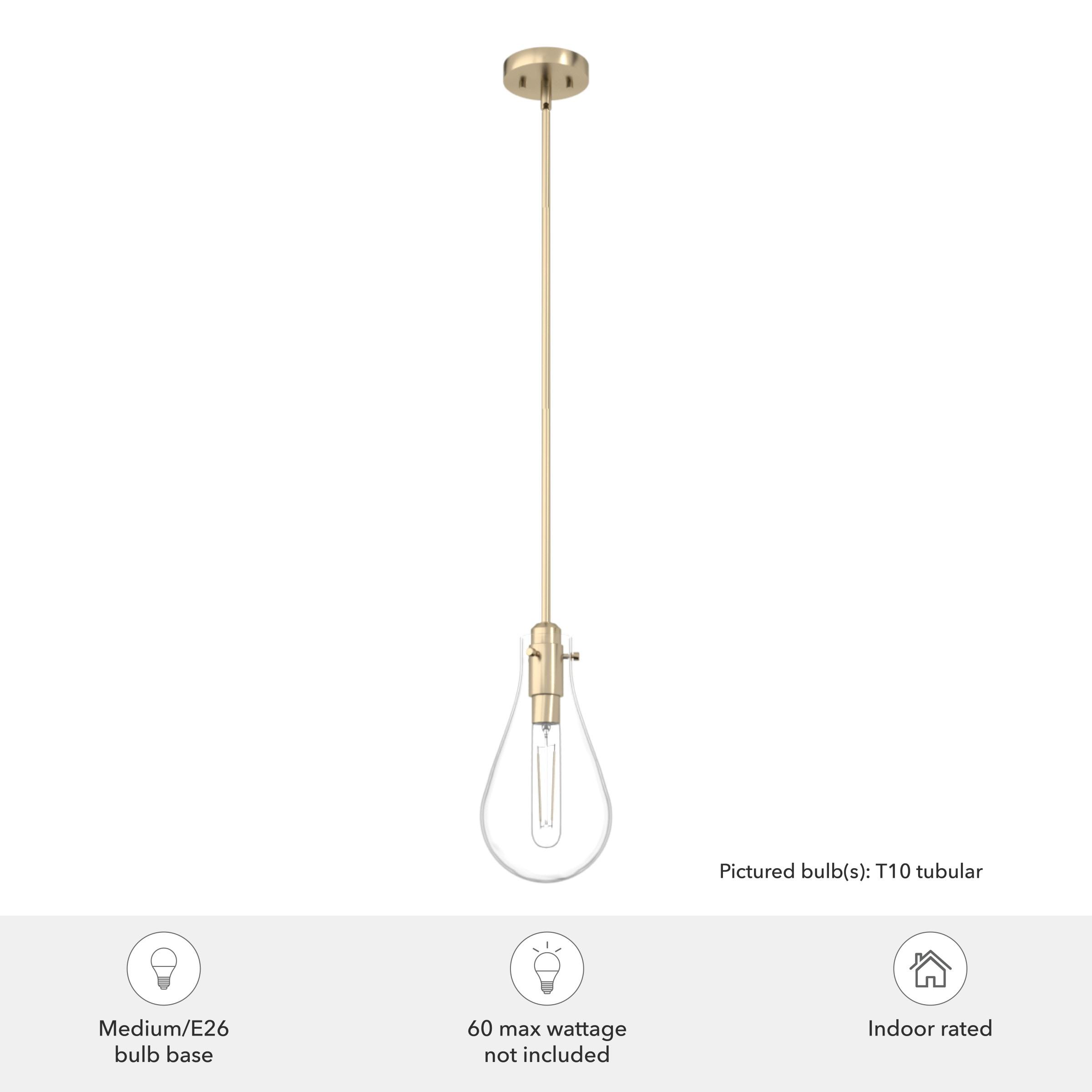 Lundin 1 - Light Single Tear Drop Pendant