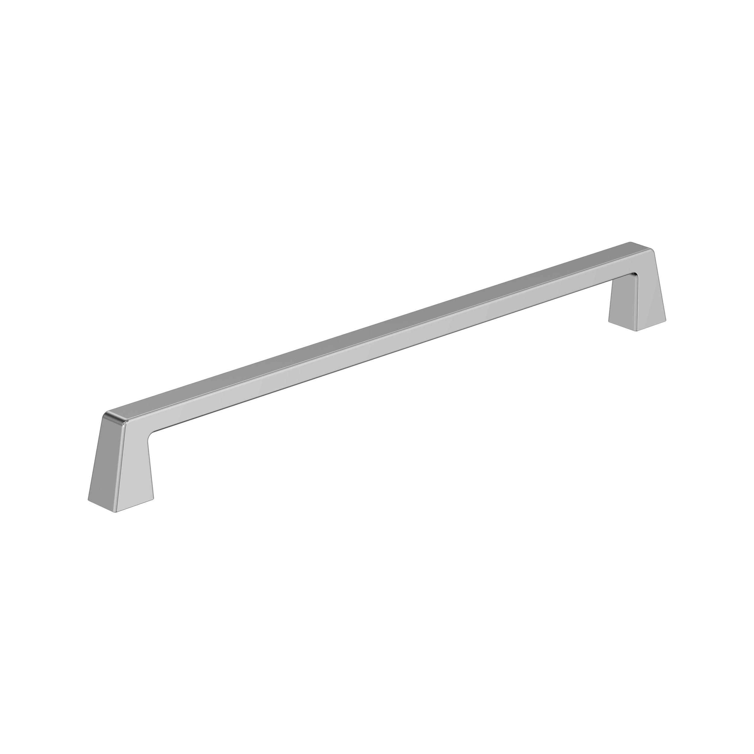 Amerock Blackrock 10-1/16 inch (256mm) Center-to-Center Polished Chrome Cabinet Pull