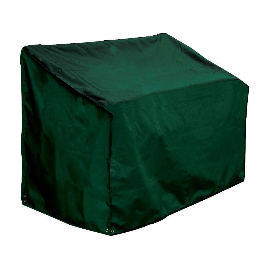 Green Weatherproof Polyester Outdoor Bench Cover