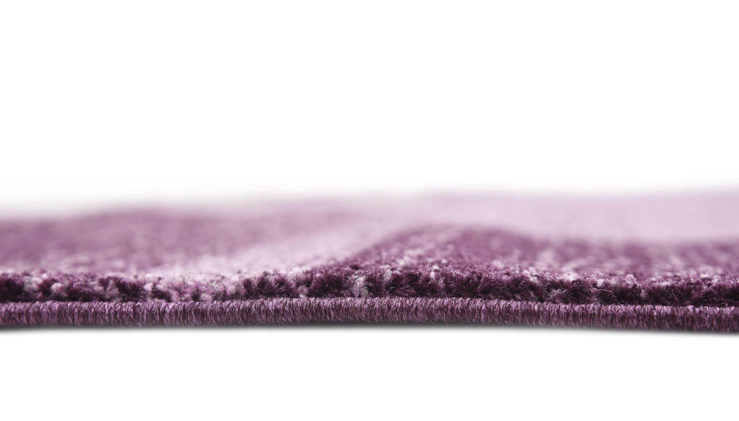 Unique Loom Del Mar Collection Area Rug - Sarah (7' 10" Square, Violet/ Purple)