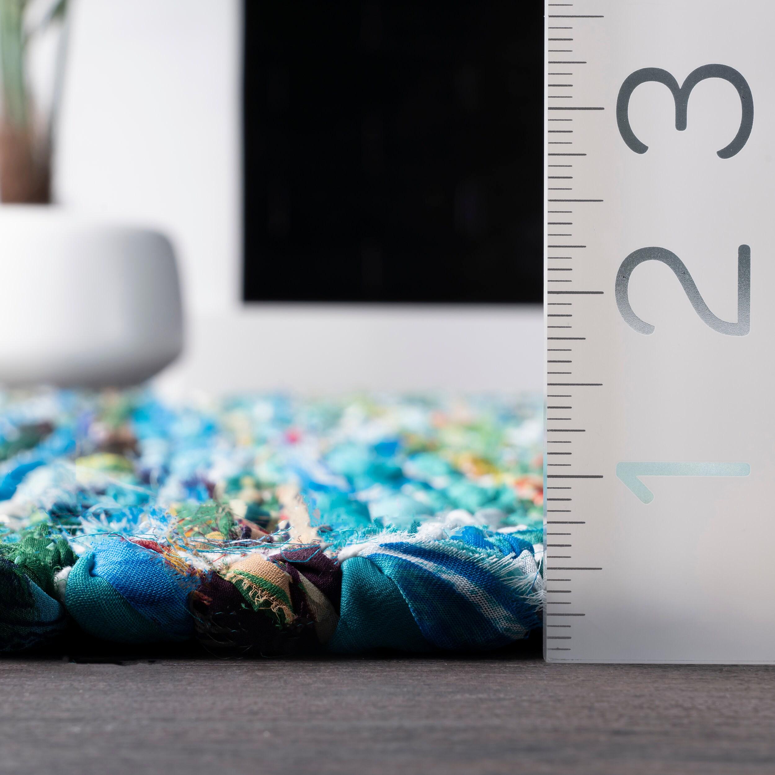 nuLOOM Rochell Handwoven Chevron Runner Rug, 2' 6" x 10', Green