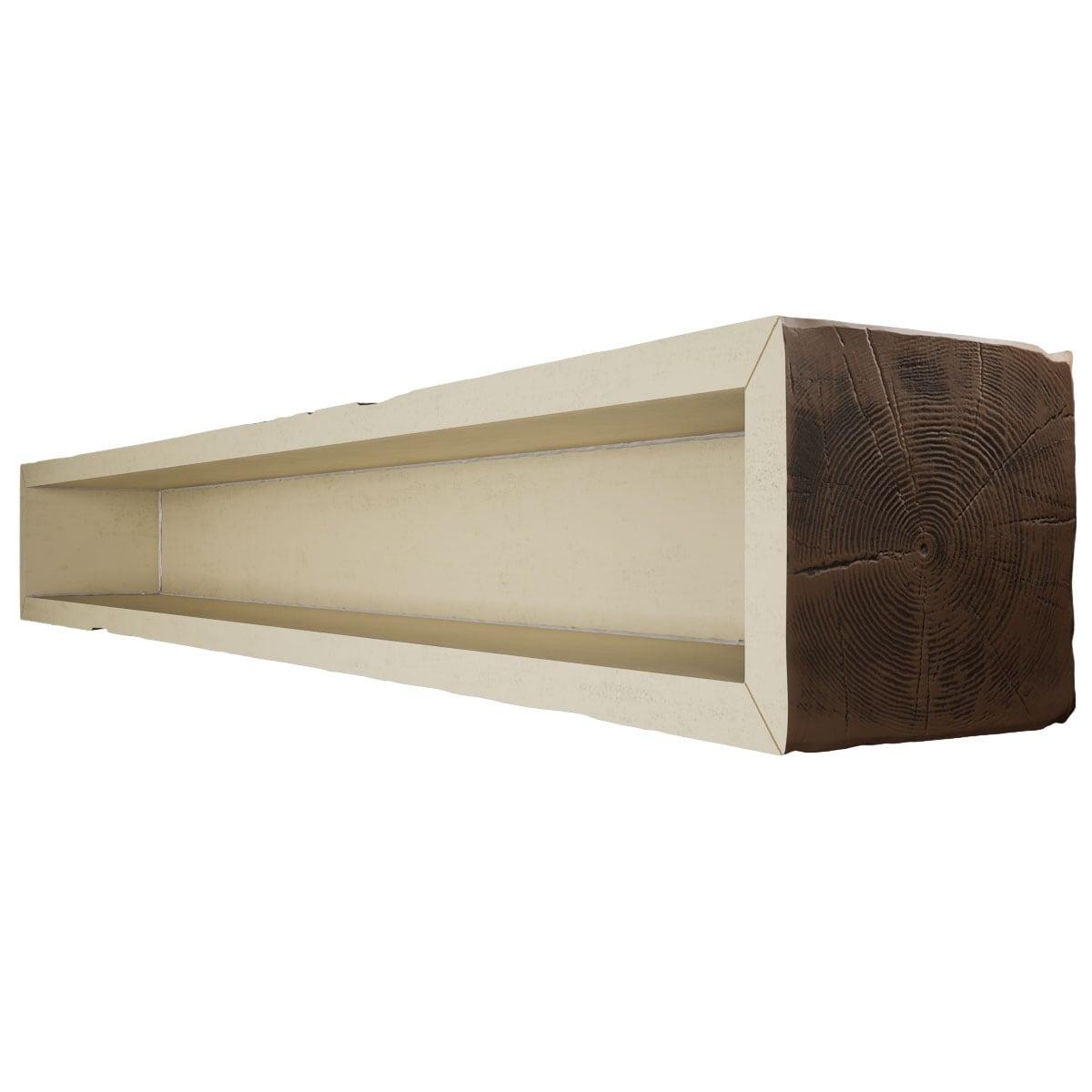 Ekena Millwork Pecky Cypress Endurathane Faux Wood 3-Sided Ceiling Beam (U-beam) | Wayfair